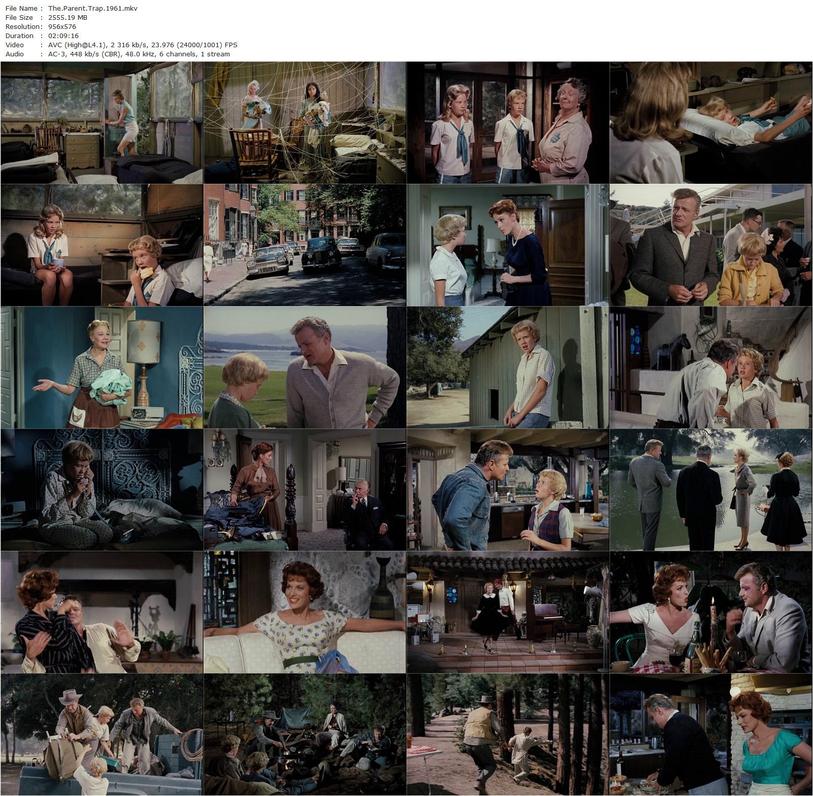 The Parent Trap (1961) David Swift, Hayley Mills, Maureen O’Hara, Brian Keith-poster