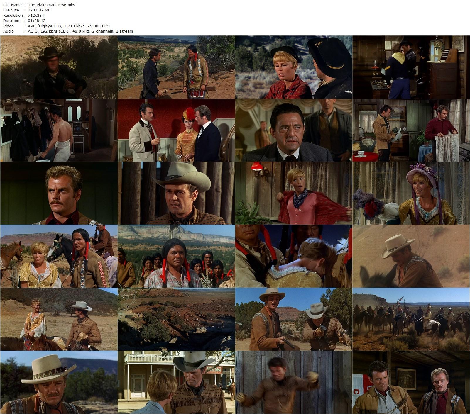 The Plainsman (1966) David Lowell Rich, Don Murray, Guy Stockwell, Abby Dalton-poster