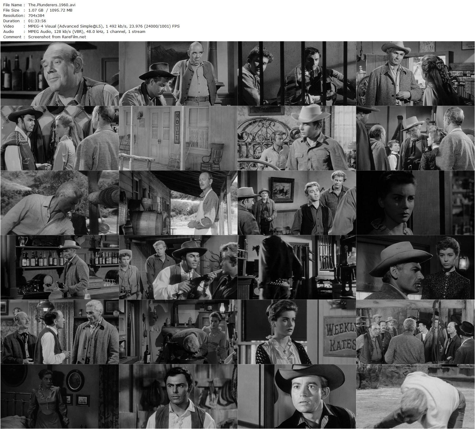 The Plunderers (1960) Joseph Pevney, Jeff Chandler, John Saxon, Dolores Hart-poster