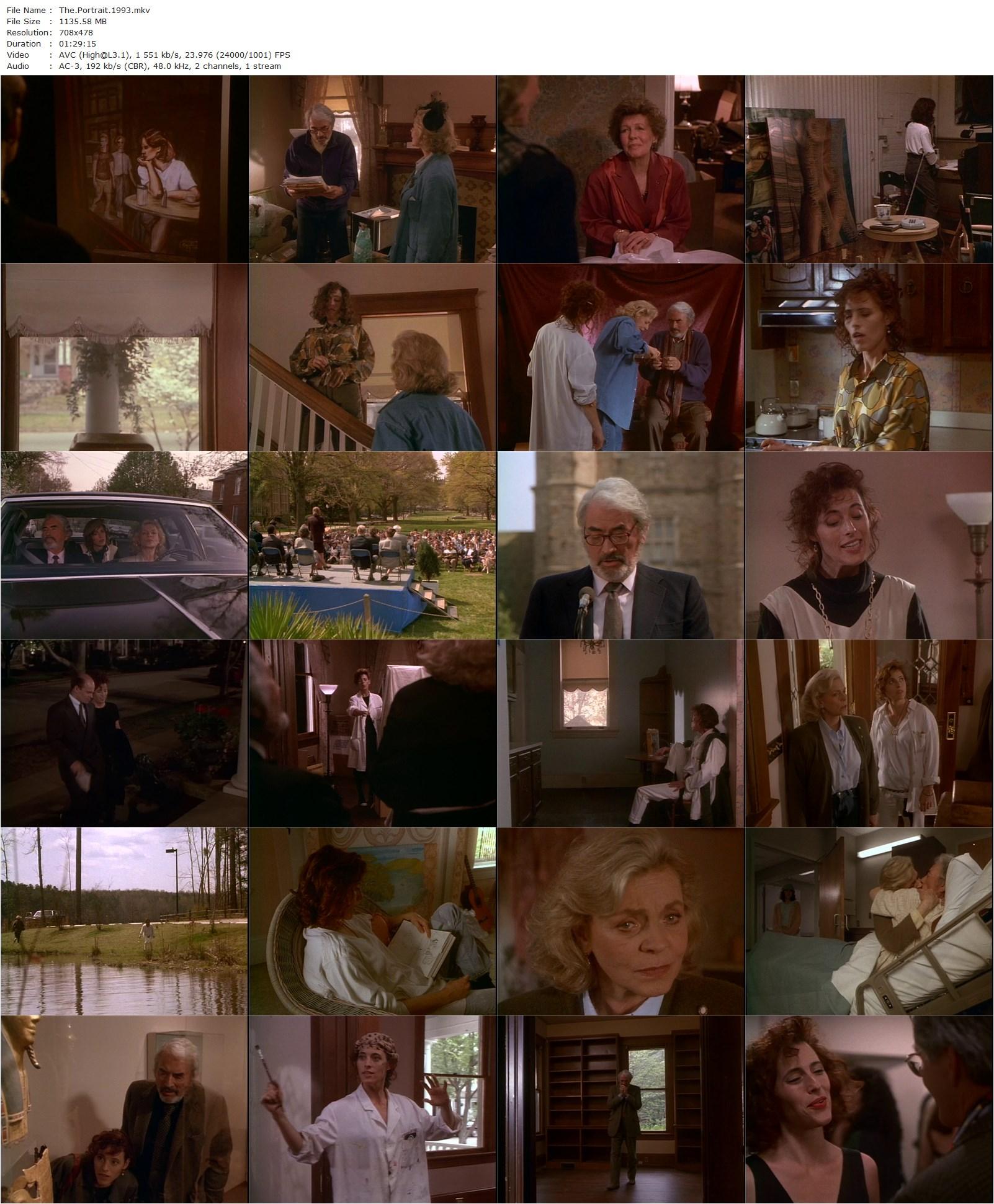 The Portrait (1993) Arthur Penn, Gregory Peck, Lauren Bacall, Cecilia Peck-poster