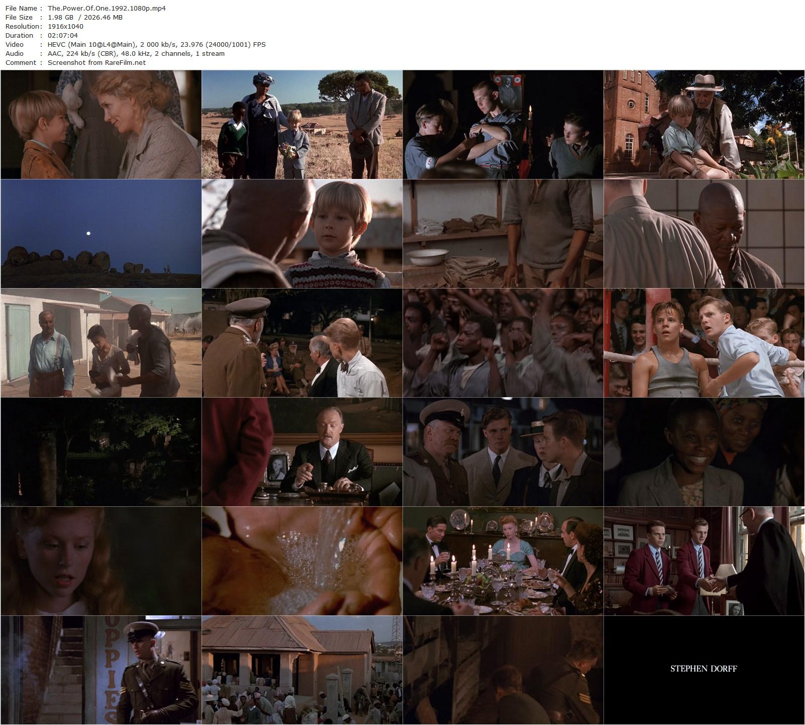 The Power of One (1992) John G. Avildsen-poster