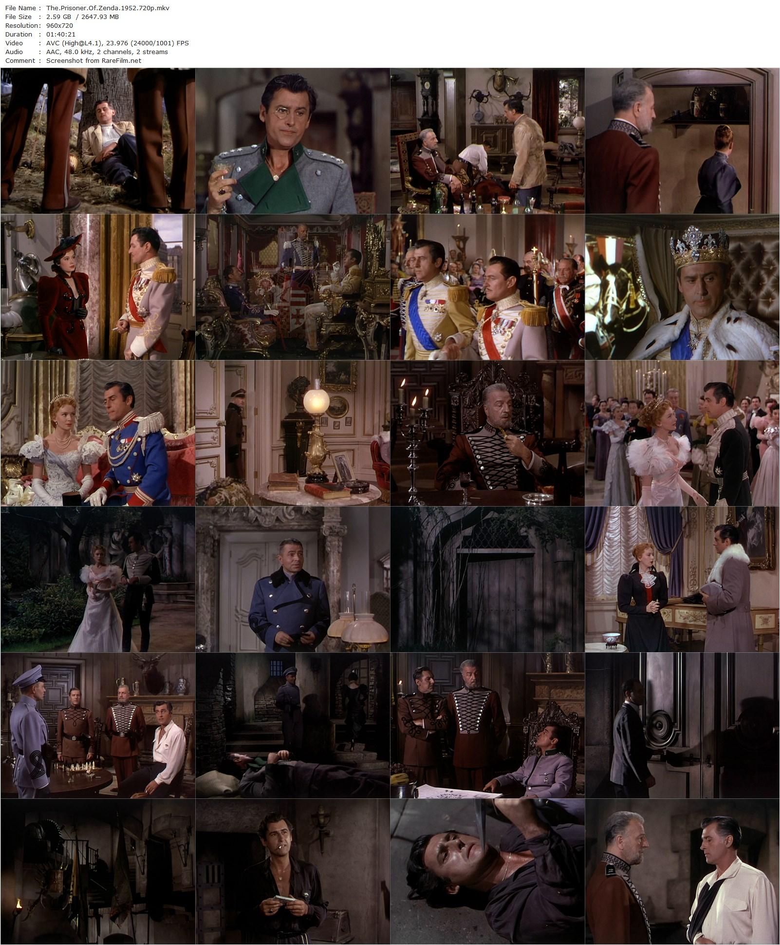 The Prisoner of Zenda (1952) Richard Thorpe-poster