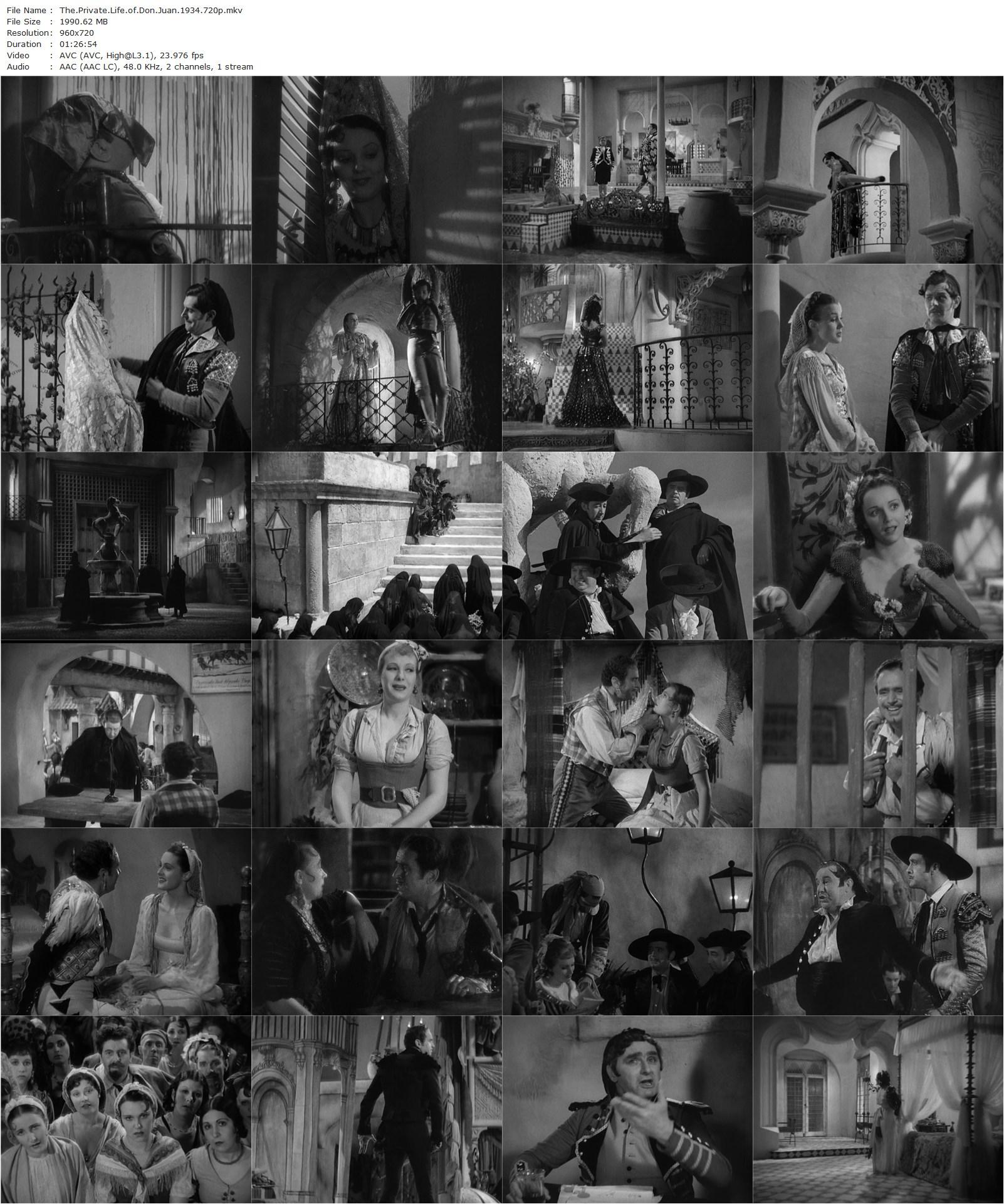 The Private Life of Don Juan (1934) Alexander Korda, Douglas Fairbanks, Merle Oberon, Bruce Winston-poster