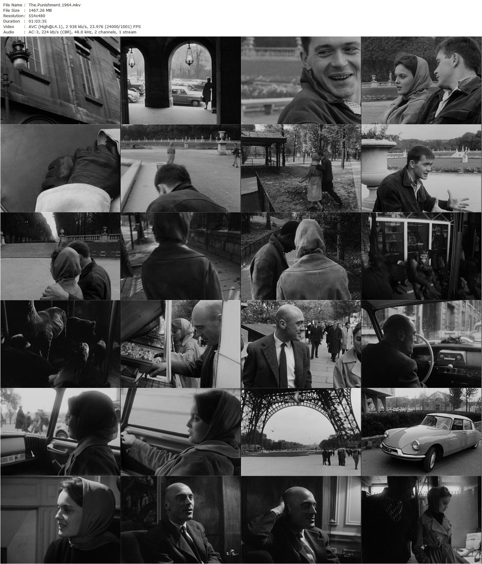 The Punishment / La punition (1962) Jean Rouch, Nadine Ballot, Jean-Claude Darnal, Modeste Landry-poster