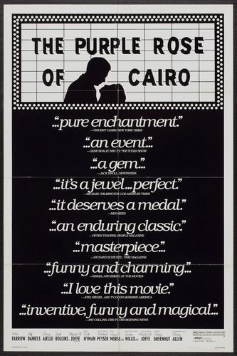 The Purple Rose of Cairo (1985) Woody Allen, Mia Farrow, Jeff Daniels, Danny Aiello