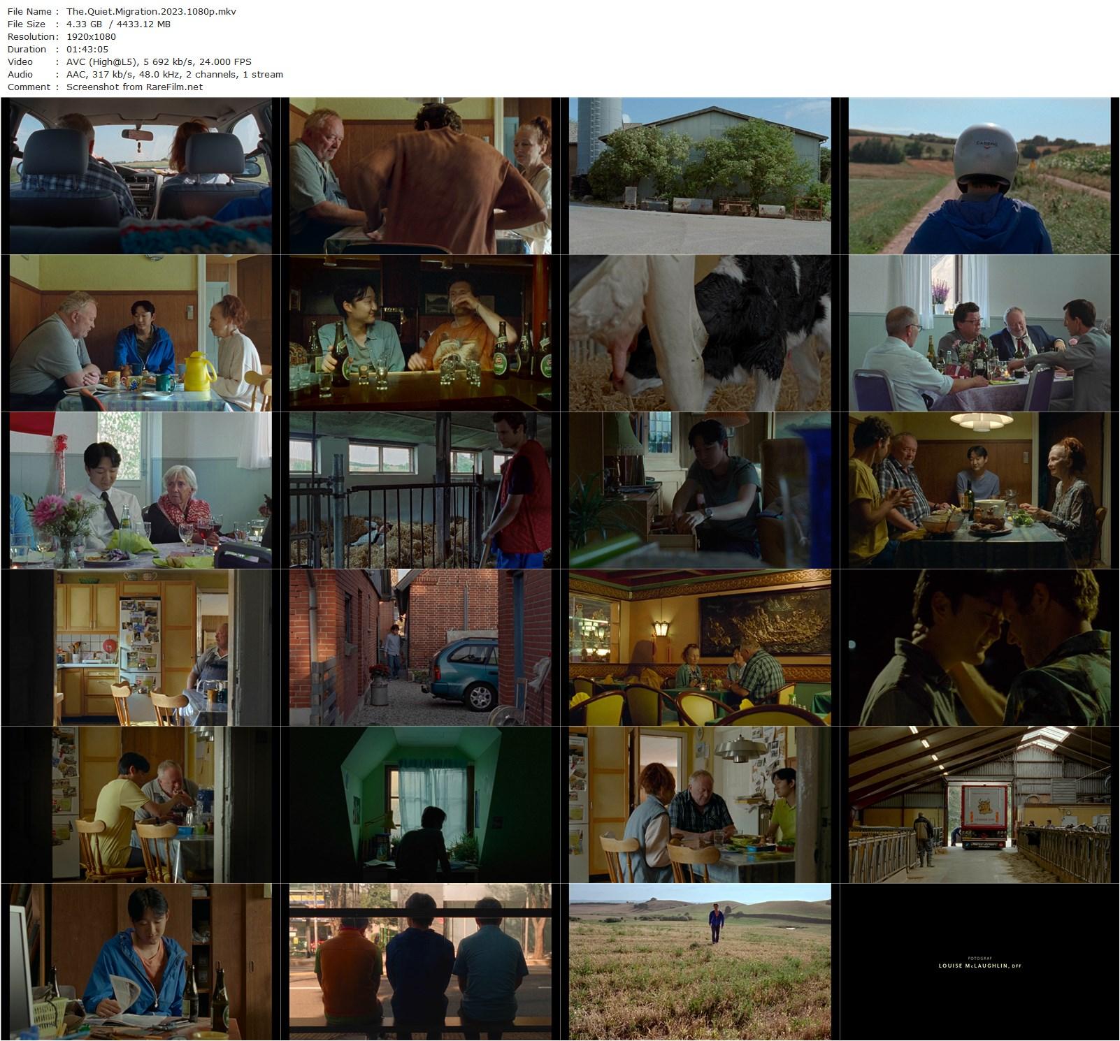 The Quiet Migration / Stille liv (2023) Malene Choi, Cornelius Won Riedel-Clausen, Bjarne Henriksen, Bodil Jørgensen-poster