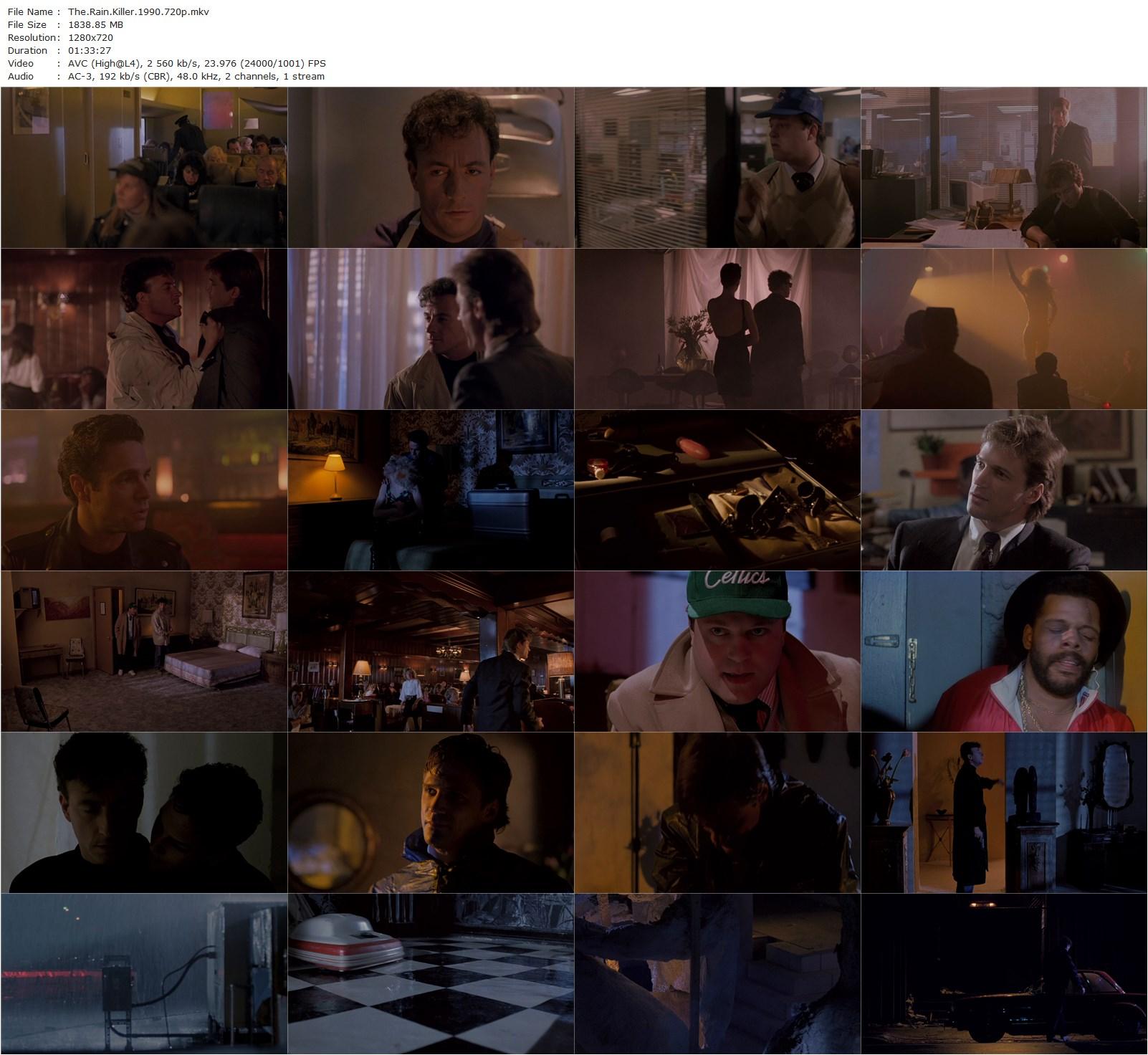 The Rain Killer (1990) Ken Stein, Ray Sharkey, David Beecroft, Tania Coleridge-poster