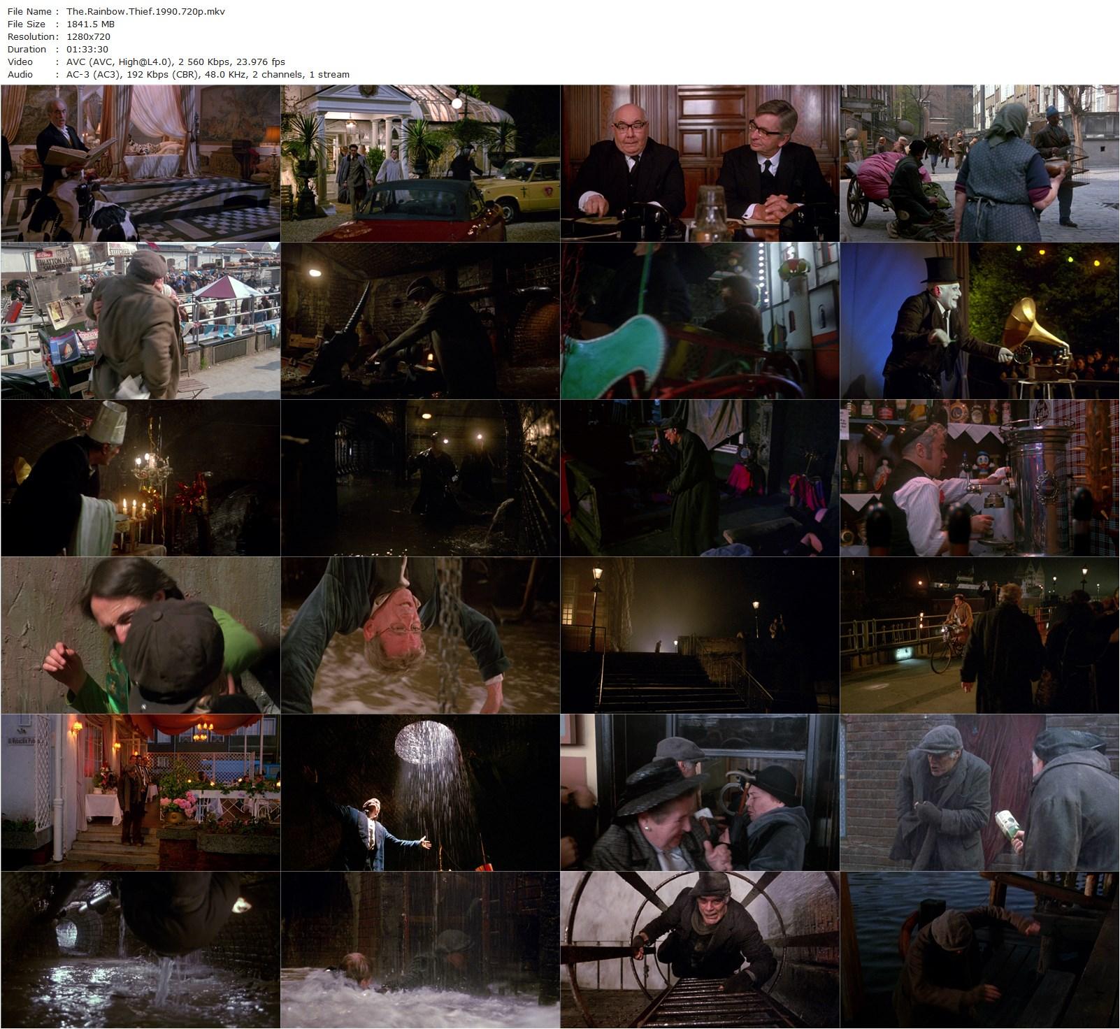 The Rainbow Thief (1990) Alejandro Jodorowsky, Peter O’Toole, Omar Sharif, Christopher Lee-poster