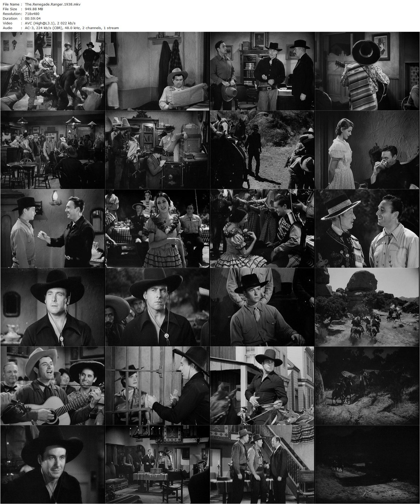 The Renegade Ranger (1938) David Howard, George O’Brien, Rita Hayworth, Tim Holt-poster