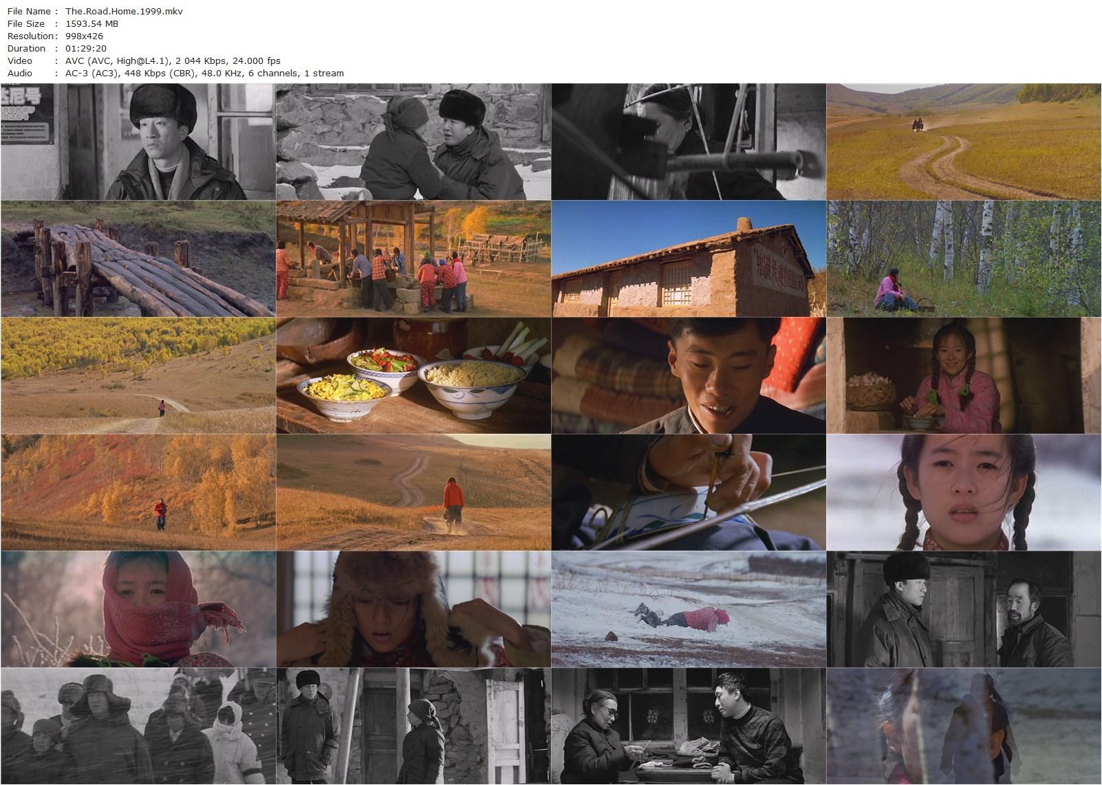 The Road Home (1999) Yimou Zhang, Ziyi Zhang, Honglei Sun, Hao Zheng-poster