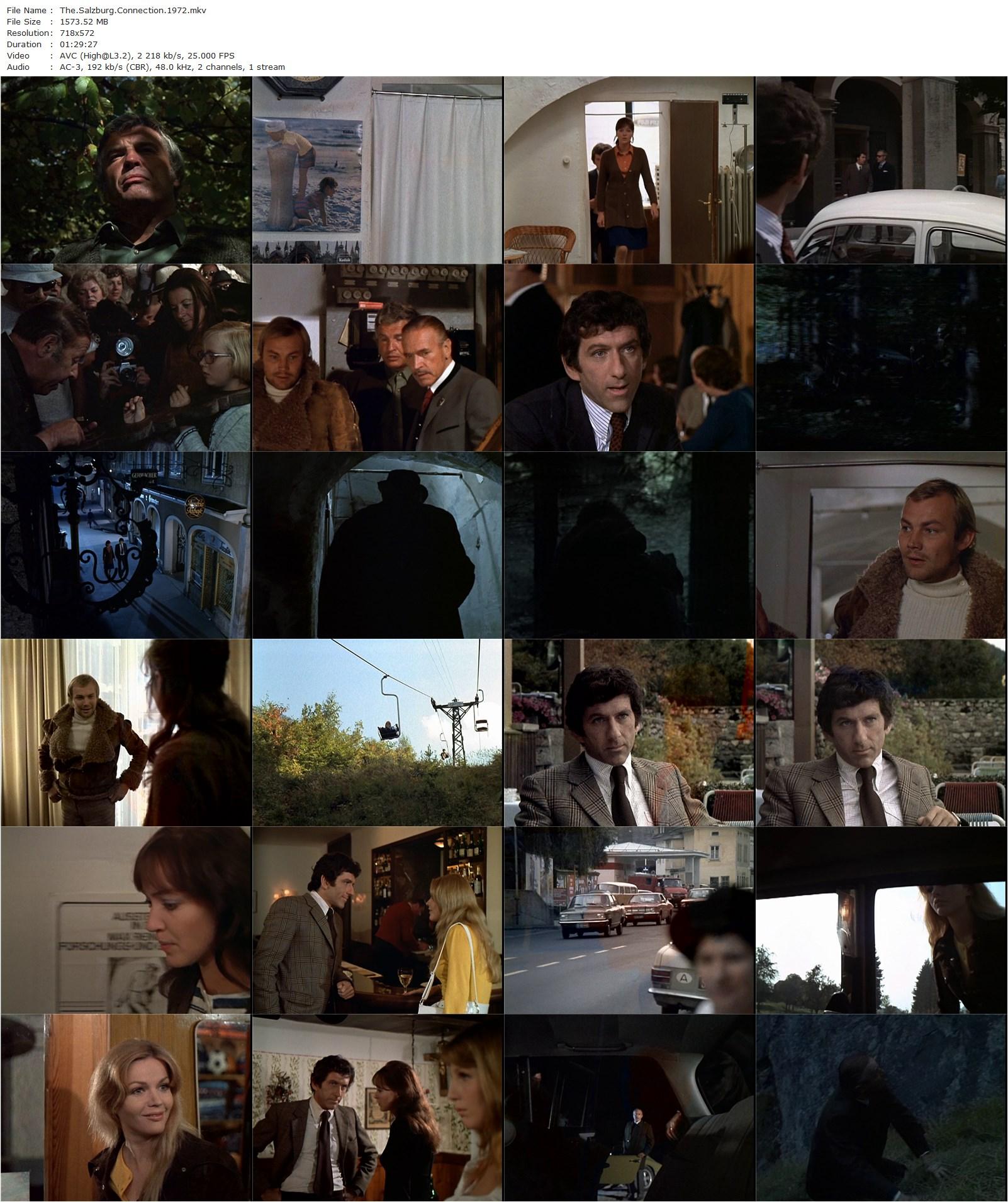 The Salzburg Connection (1972) Lee H. Katzin, Barry Newman, Anna Karina, Klaus Maria Brandauer-poster