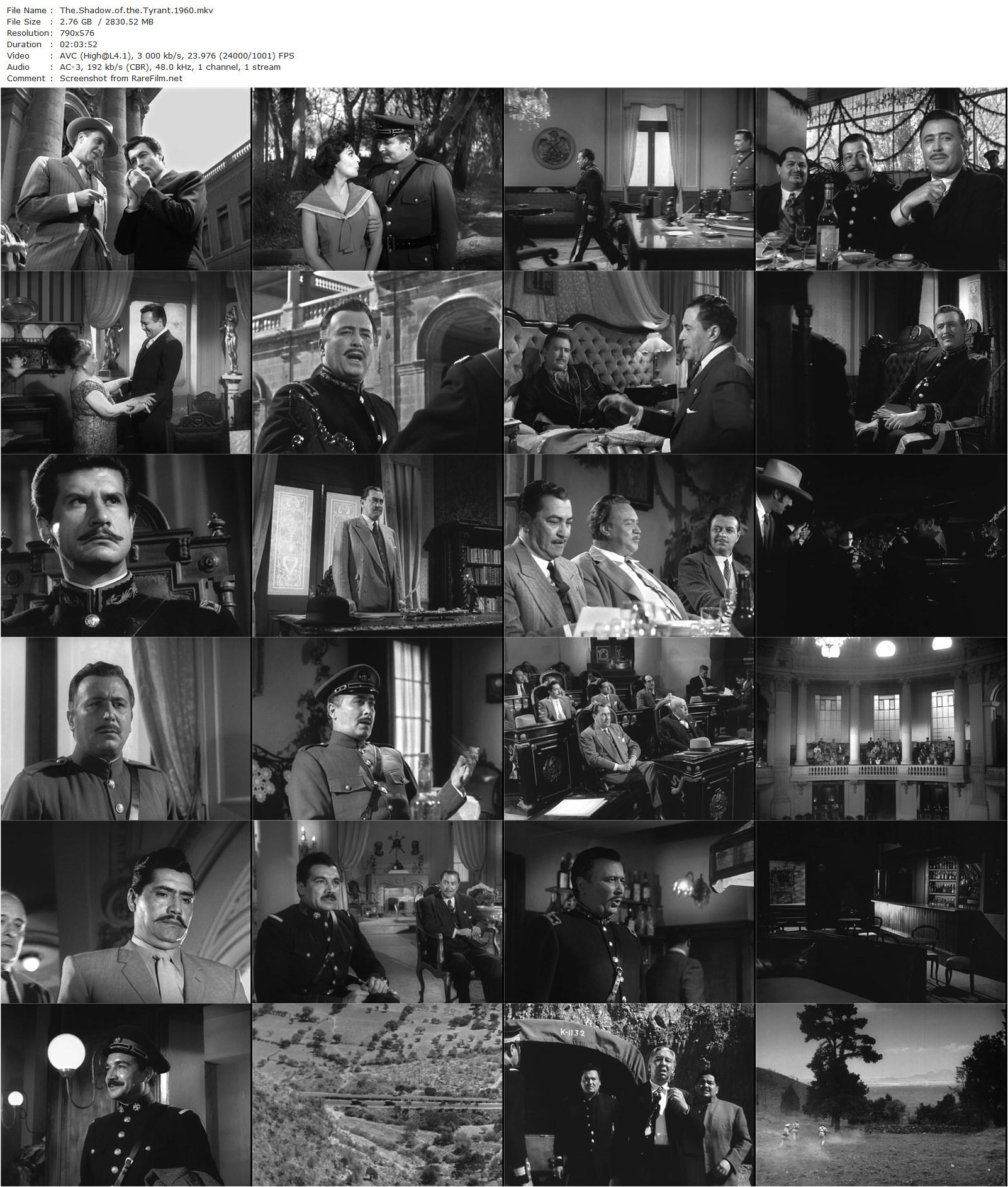 The Shadow Of The Tyrant / La sombra del Caudillo (1960) Julio Bracho, Tito Junco, Roberto Cañedo, Tito Novaro-poster