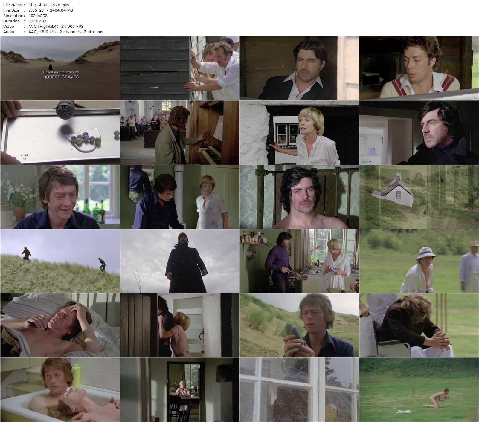 The Shout (1978) Jerzy Skolimowski, Alan Bates, Susannah York, John Hurt-poster