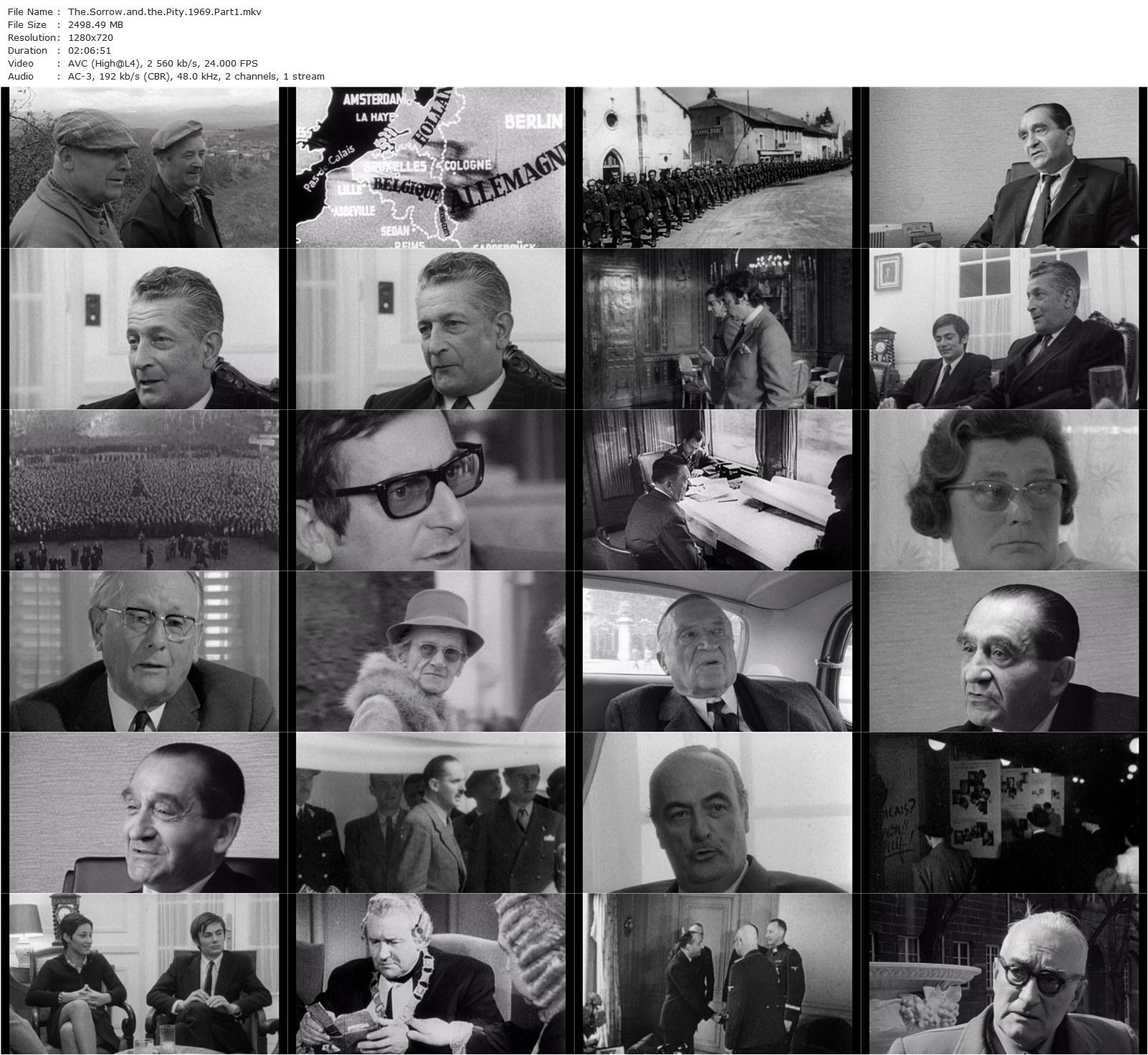 The Sorrow and the Pity AKA Le chagrin et la pitié (1969) Marcel Ophüls, Helmut Tausend, Marcel Verdier, Alexis Grave-poster