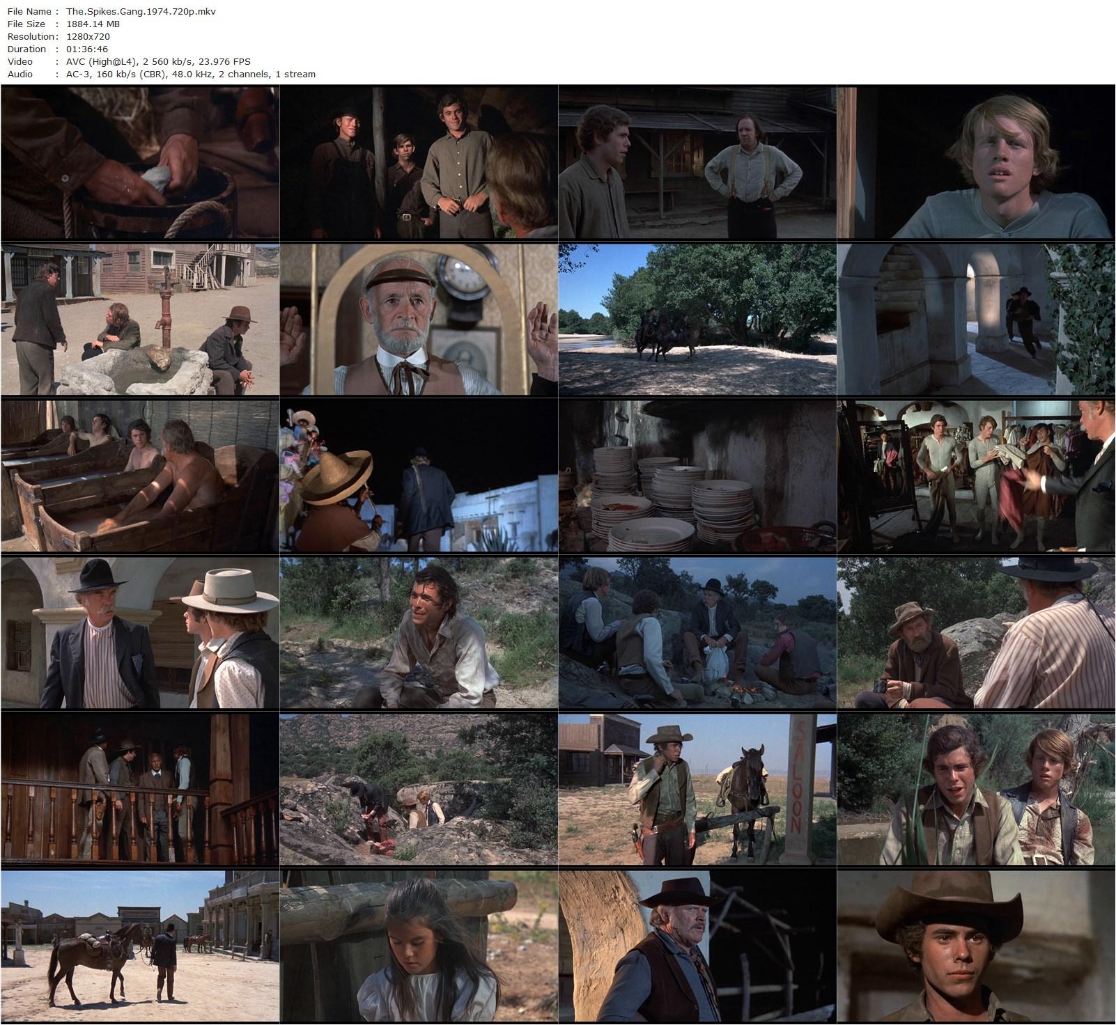 The Spikes Gang (1974) Richard Fleischer, Lee Marvin, Gary Grimes, Ron Howard-poster