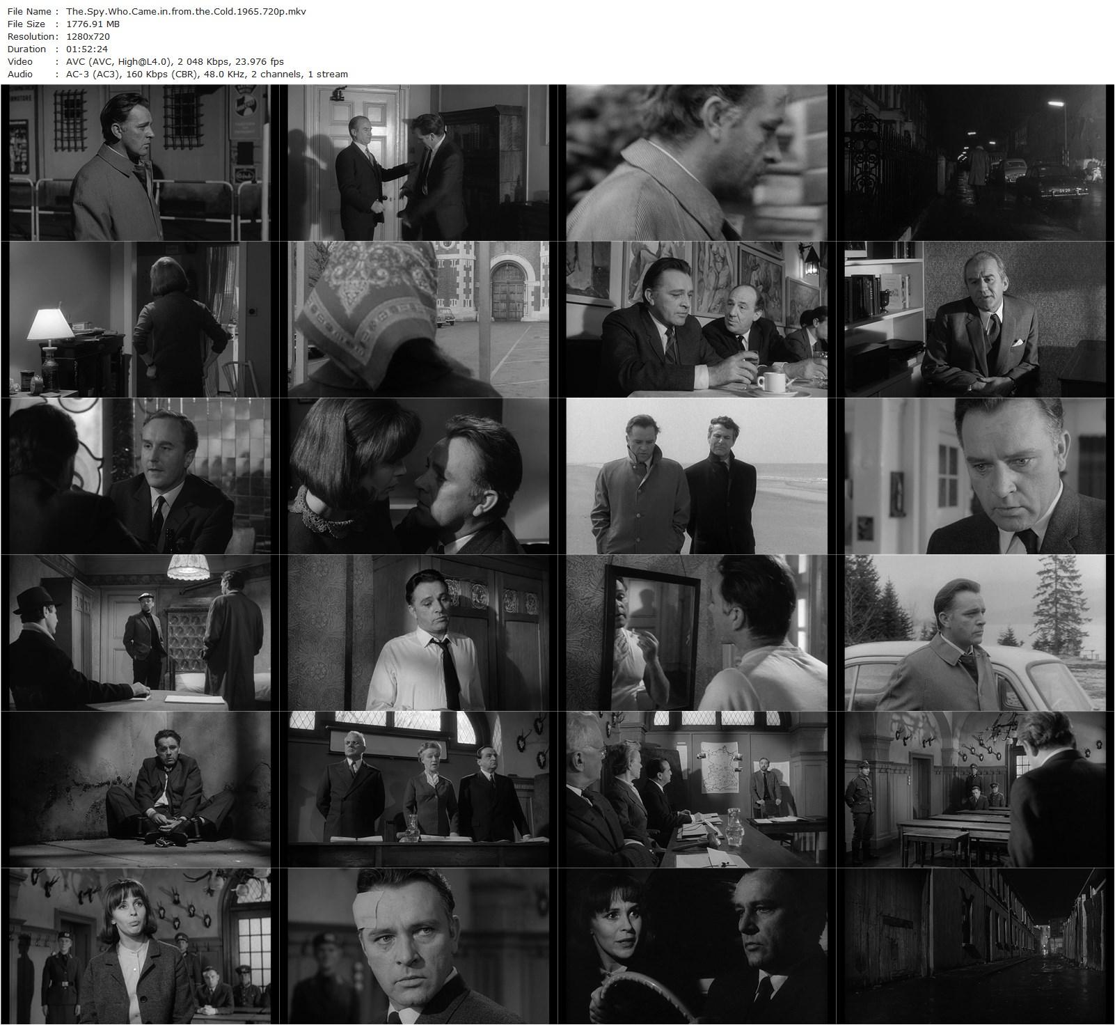 The Spy Who Came in from the Cold (1965) Martin Ritt, Richard Burton, Oskar Werner, Claire Bloom-poster