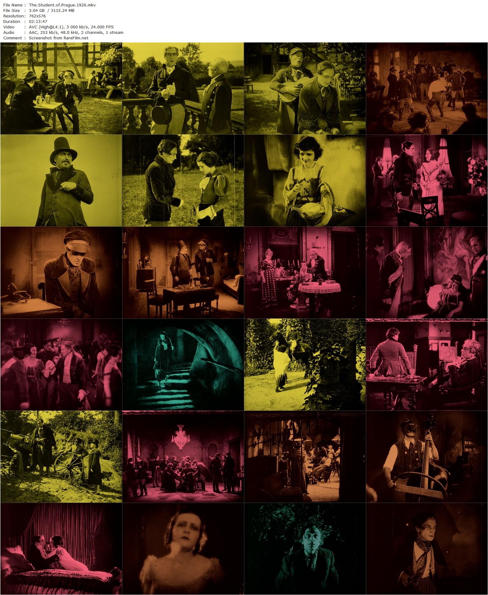 The Student of Prague (1926) Henrik Galeen-poster