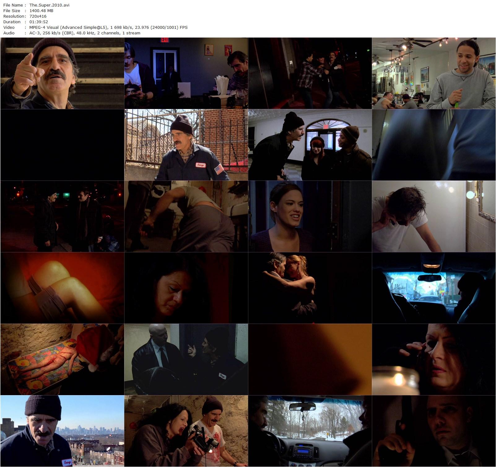 The Super (2010) Evan Makrogiannis, Brian Weaver, Demetri Kallas, Lynn Lowry, Necro-poster