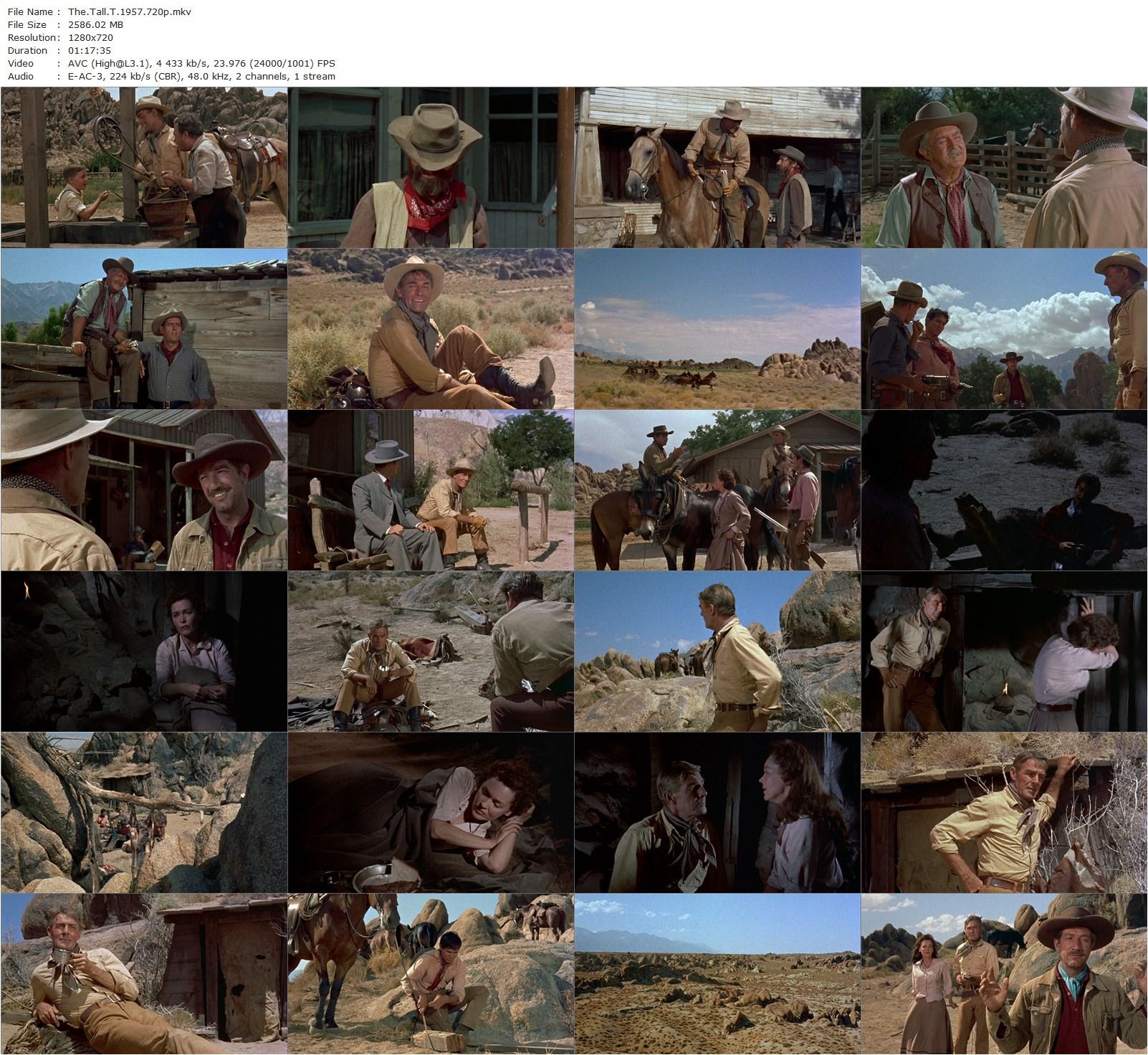 The Tall T (1957) Budd Boetticher, Randolph Scott, Richard Boone, Maureen O’Sullivan-poster