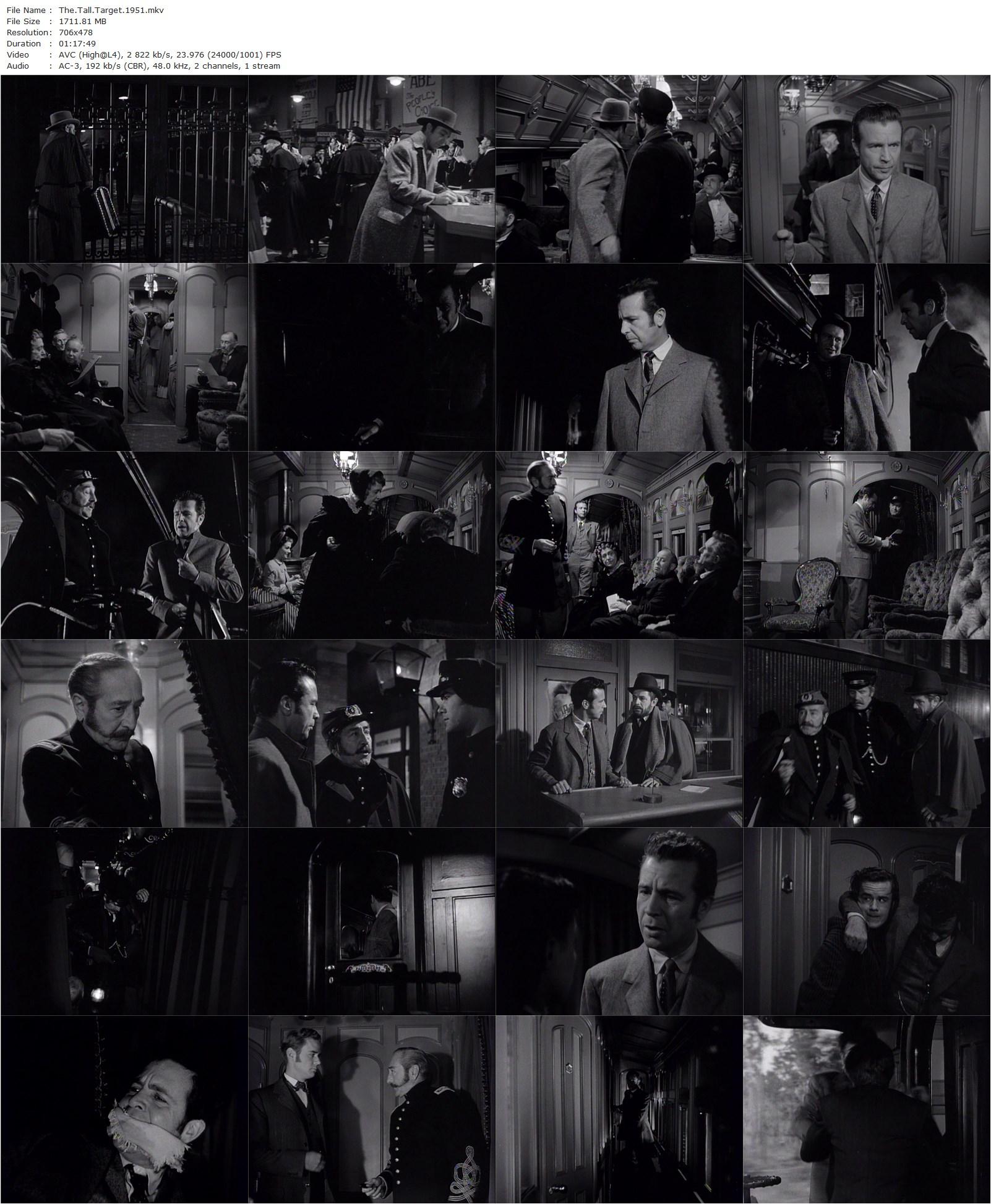 The Tall Target (1951) Anthony Mann, Dick Powell, Paula Raymond, Adolphe Menjou-poster