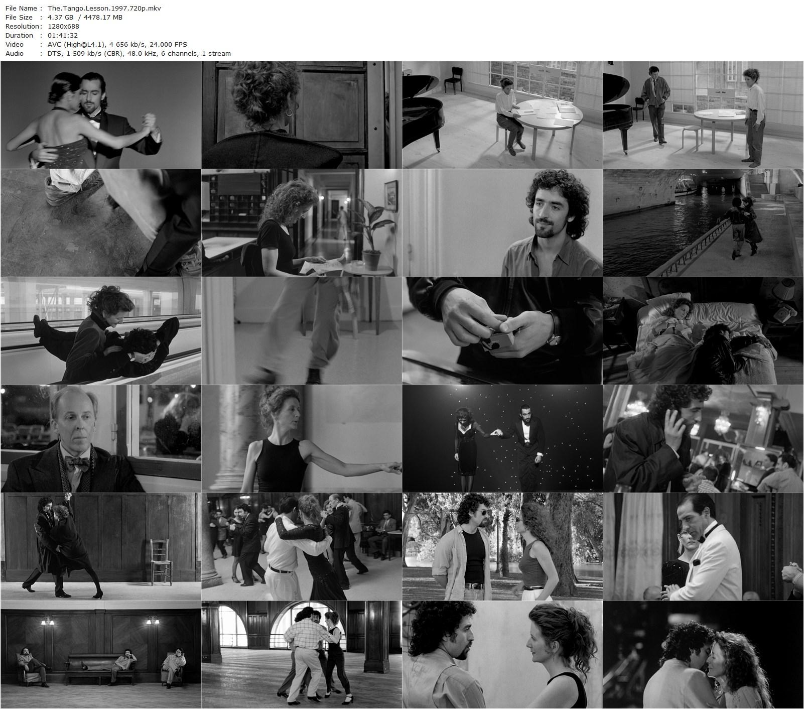 The Tango Lesson (1997) Sally Potter, Pablo Verón, Morgane Maugran-poster