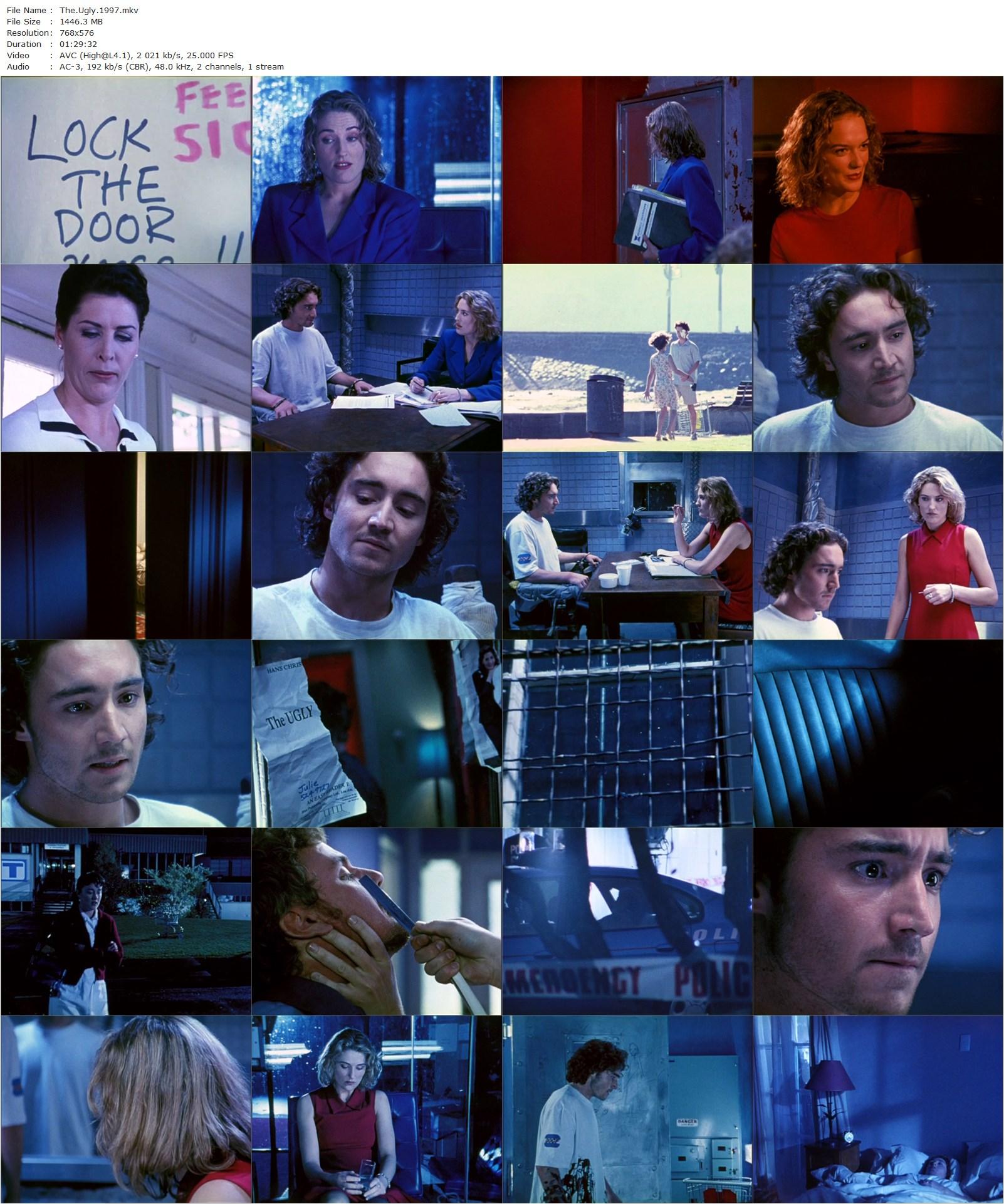 The Ugly (1997) Scott Reynolds, Paolo Rotondo, Paul Glover, Chris Graham-poster