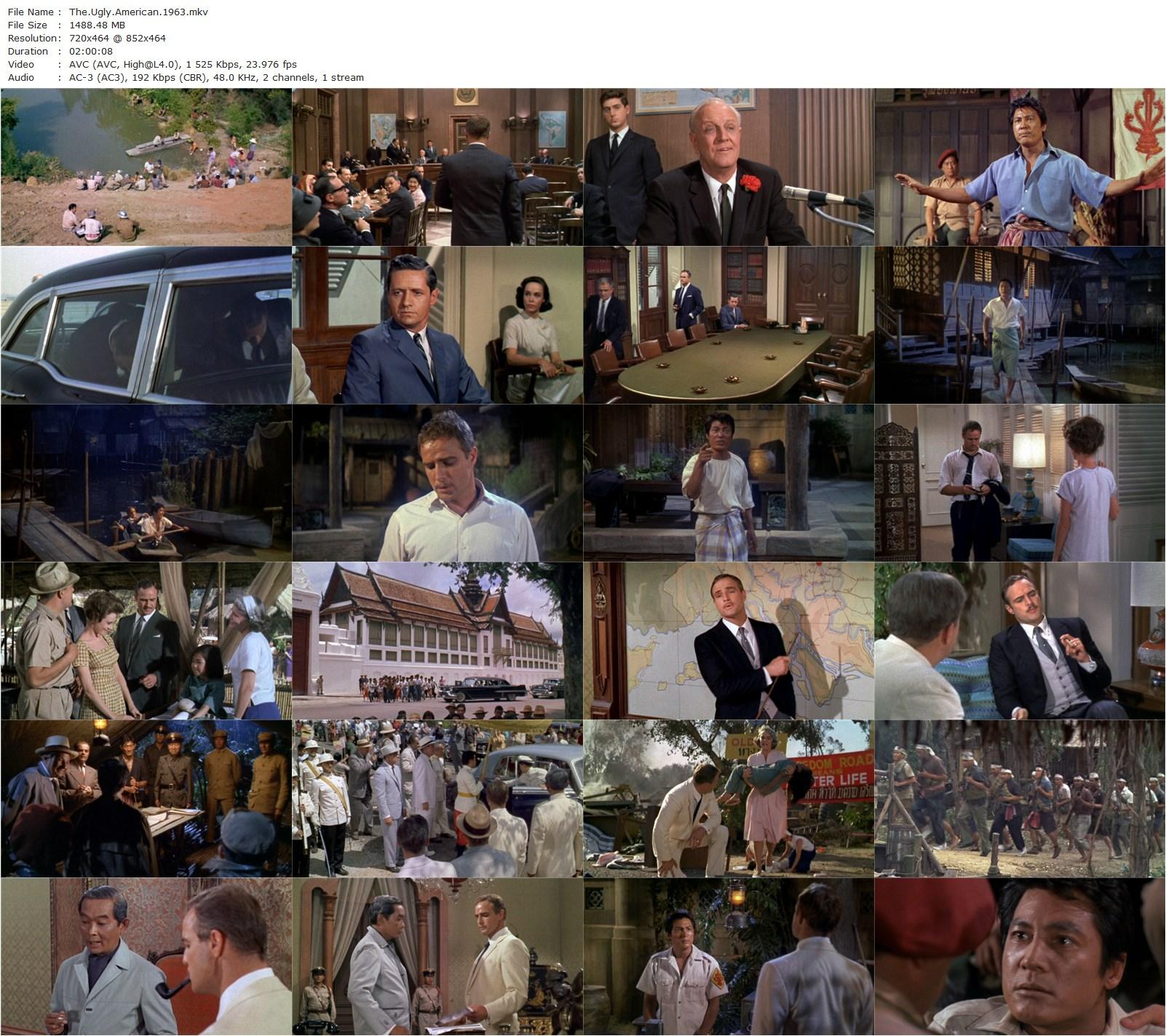 The Ugly American (1963) George Englund, Marlon Brando, Eiji Okada, Sandra Church-poster