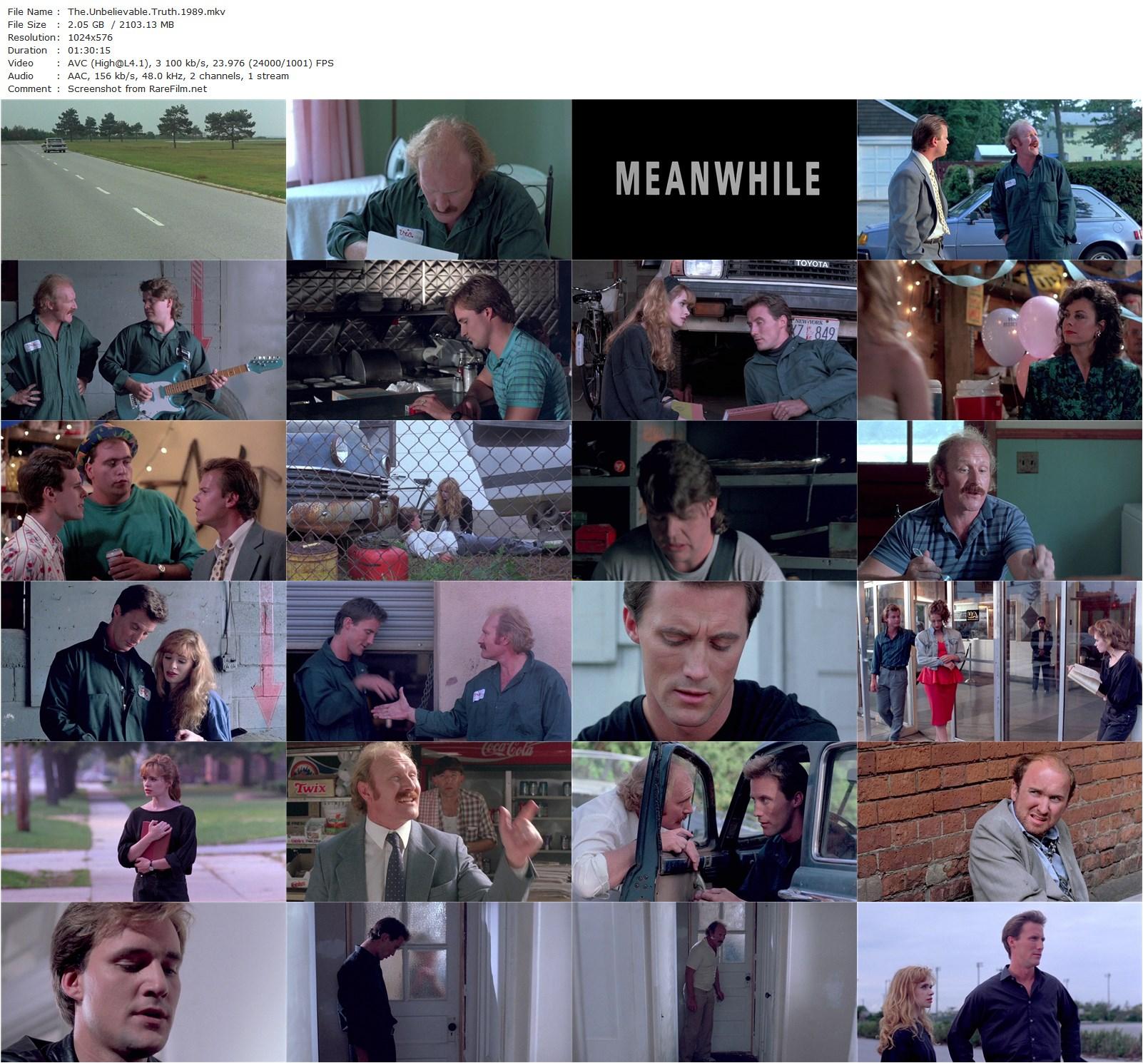 The Unbelievable Truth (1989) Hal Hartley, Adrienne Shelly, Robert John Burke, Chris Cooke-poster