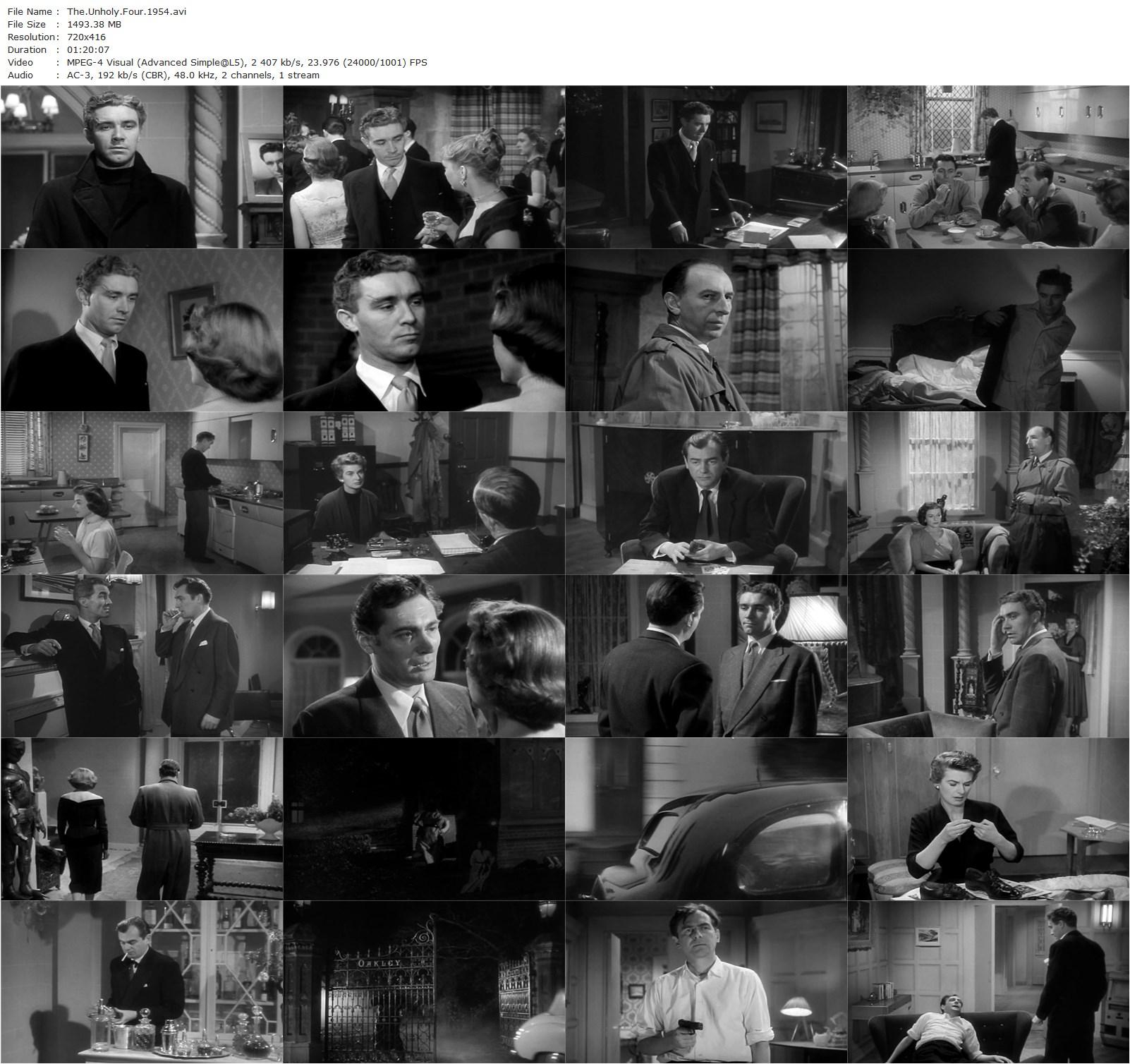 The Stranger Came Home AKA The Unholy Four (1954) Terence Fisher, Paulette Goddard, William Sylvester, Patrick Holt-poster