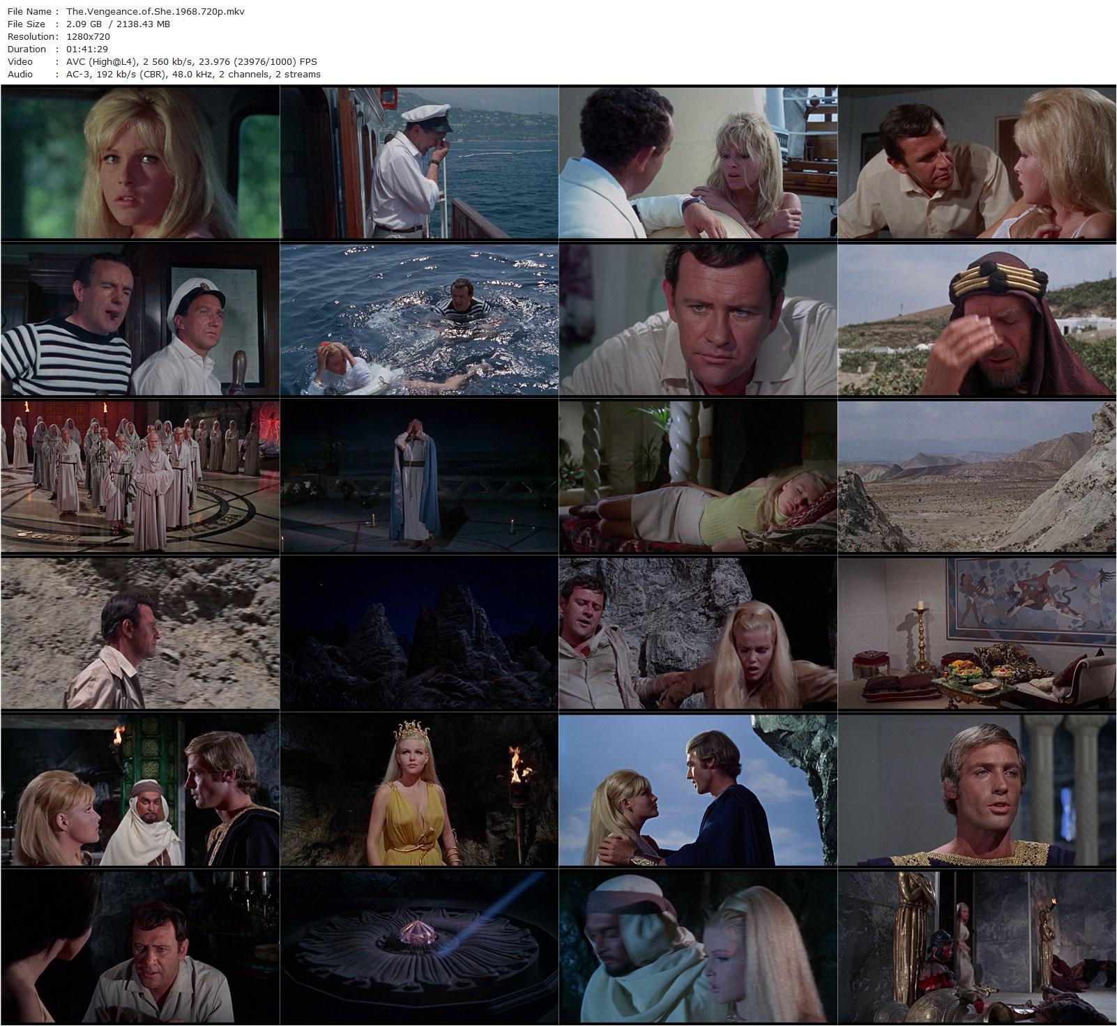 The Vengeance of She (1968) Cliff Owen, John Richardson, Olga Schoberová, Edward Judd-poster