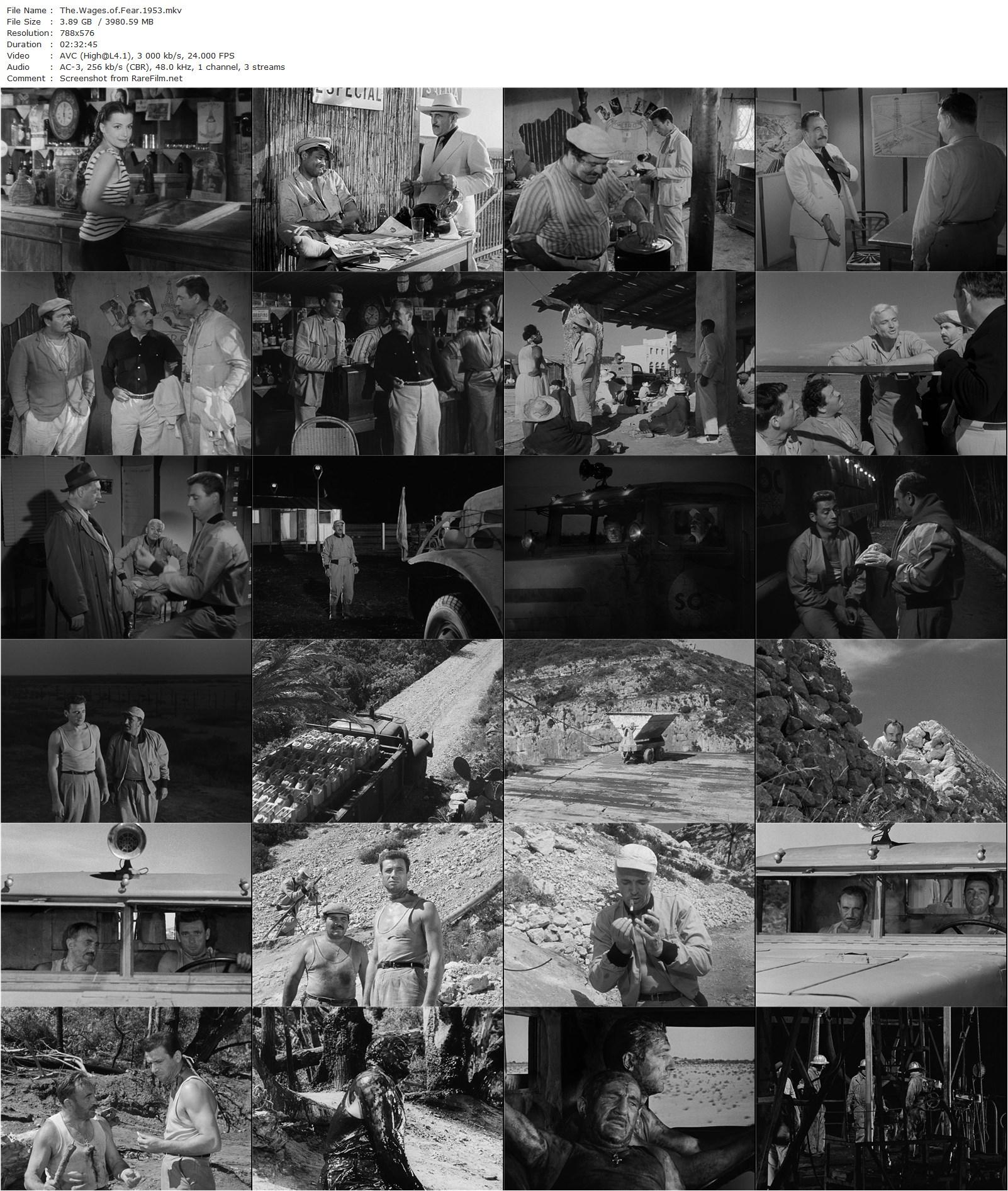 The Wages Of Fear / Le salaire de la peur (1953) Henri-Georges Clouzot, Yves Montand, Charles Vanel, Peter van Eyck-poster