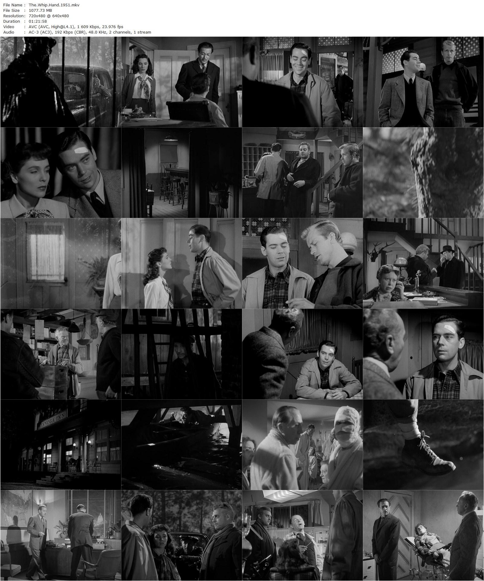 The Whip Hand (1951) William Cameron Menzies, Carla Balenda, Elliott Reid, Edgar Barrier-poster