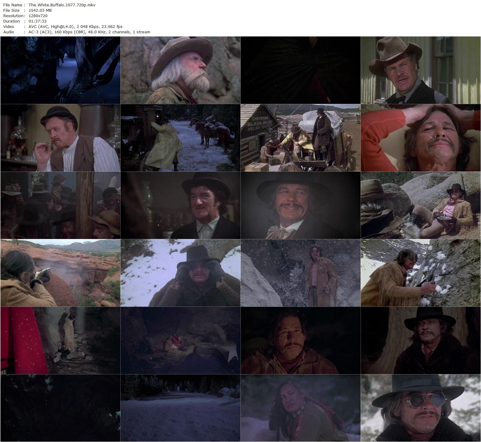 The White Buffalo (1977) J. Lee Thompson, Charles Bronson, Jack Warden, Will Sampson-poster