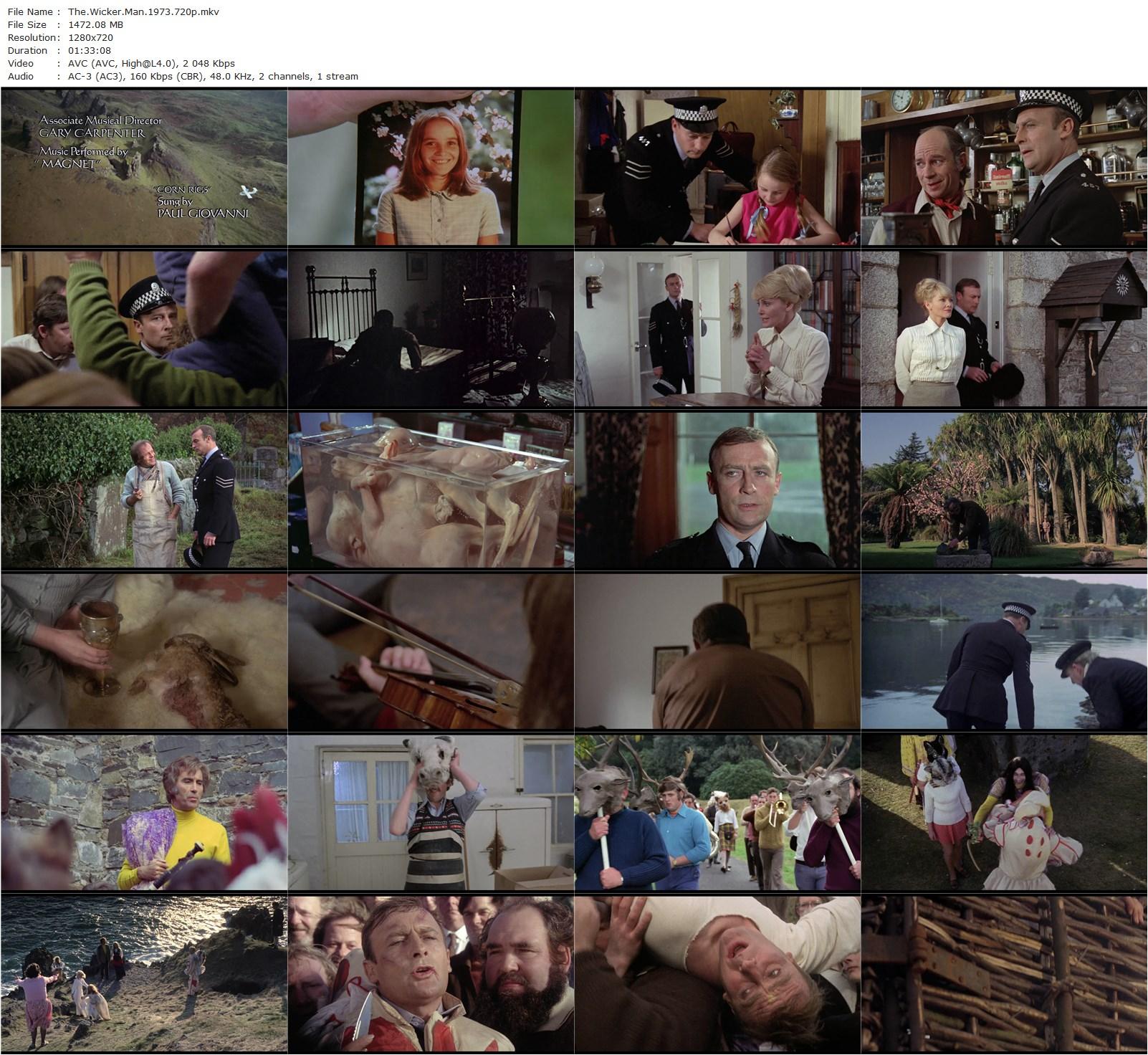 The Wicker Man (1973) Robin Hardy, Edward Woodward, Christopher Lee, Diane Cilento-poster