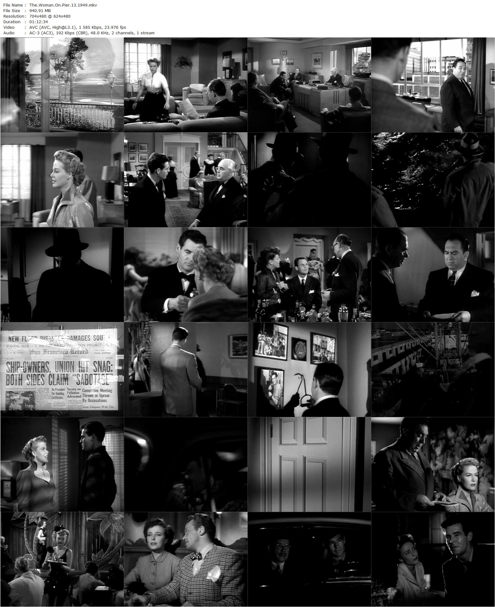 The Woman on Pier 13 (1949) Robert Stevenson, Robert Ryan, Laraine Day, John Agar-poster