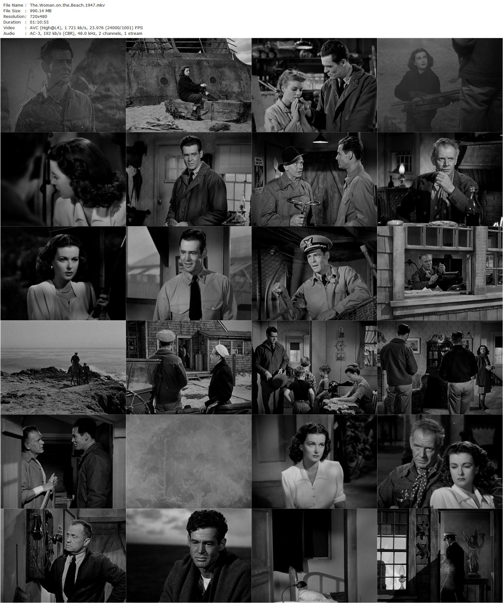 The Woman on the Beach (1947) Jean Renoir, Joan Bennett, Robert Ryan, Charles Bickford-poster