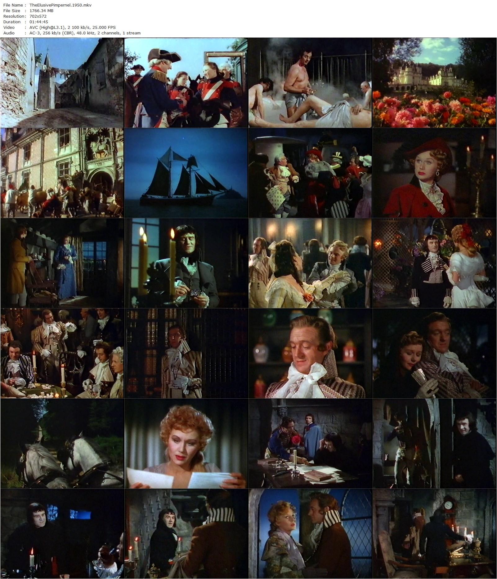 The Elusive Pimpernel (1950) Michael Powell, Emeric Pressburger, David Niven, Margaret Leighton, Cyril Cusack-poster