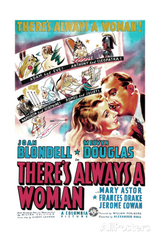 There’s Always a Woman (1938) Alexander Hall, Joan Blondell, Melvyn Douglas, Mary Astor