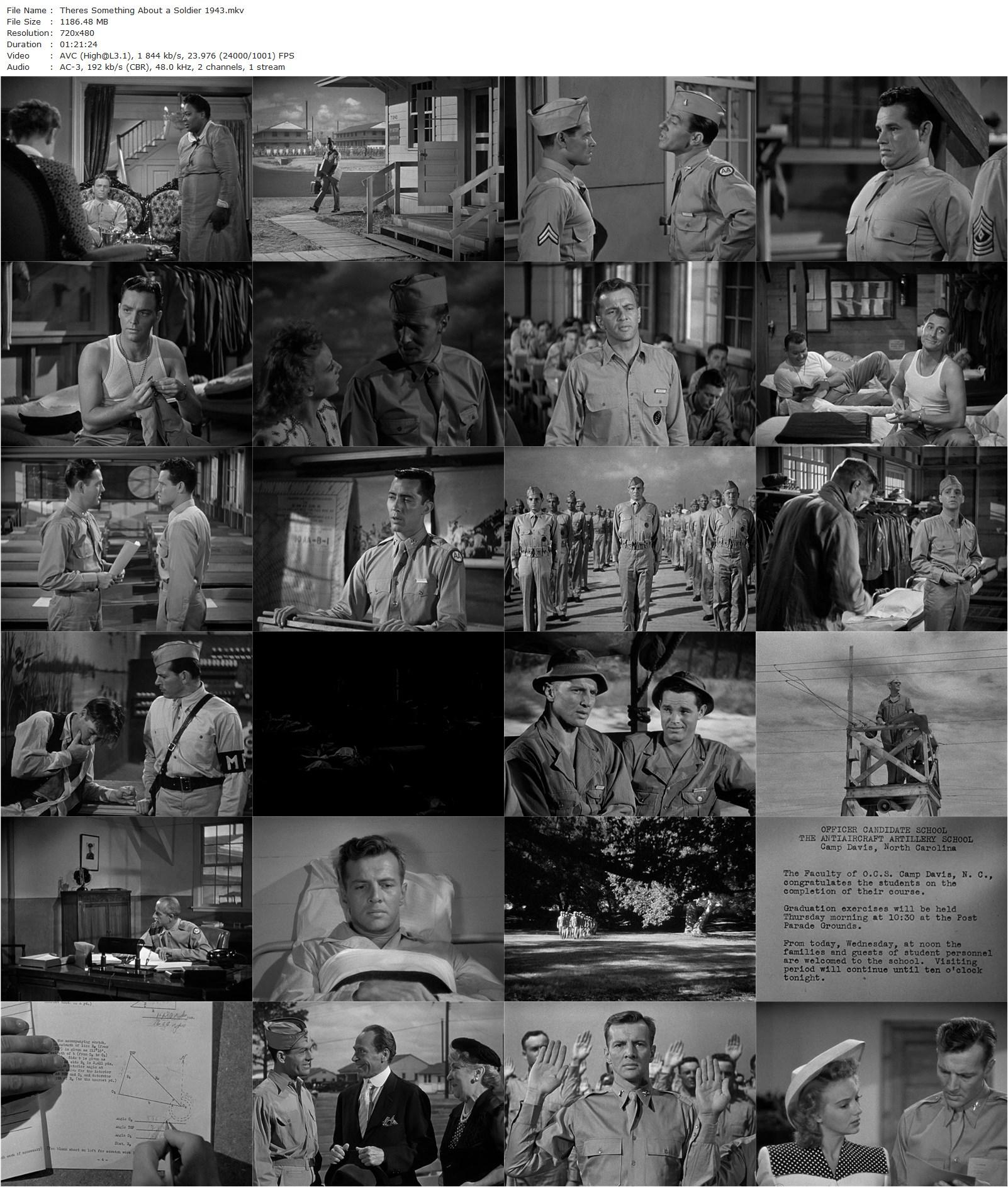 There’s Something About a Soldier (1943) Alfred E. Green, Tom Neal, Evelyn Keyes, Bruce Bennett-poster