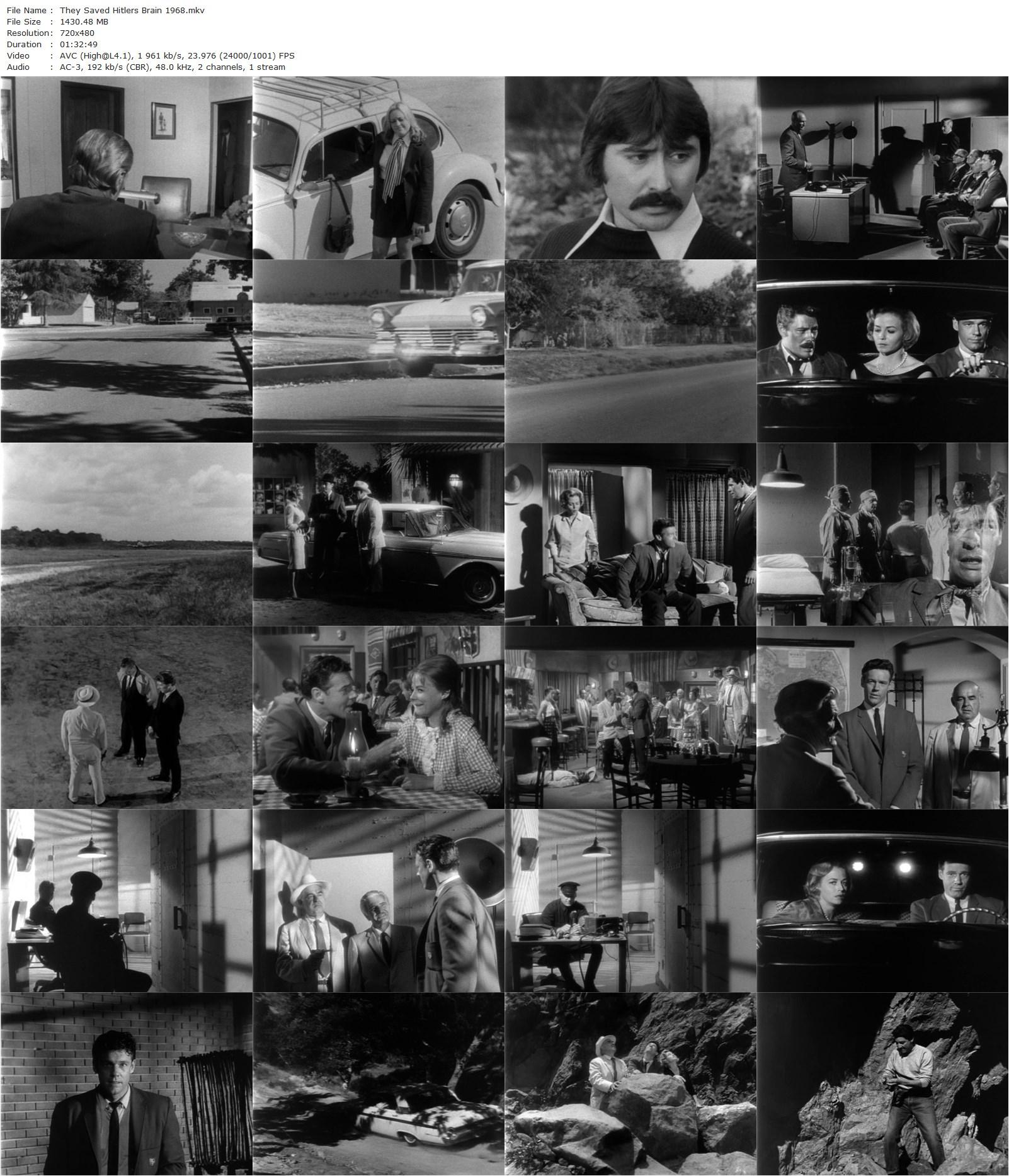They Saved Hitler’s Brain (1968) David Bradley, Walter Stocker, Audrey Caire, Carlos Rivas-poster