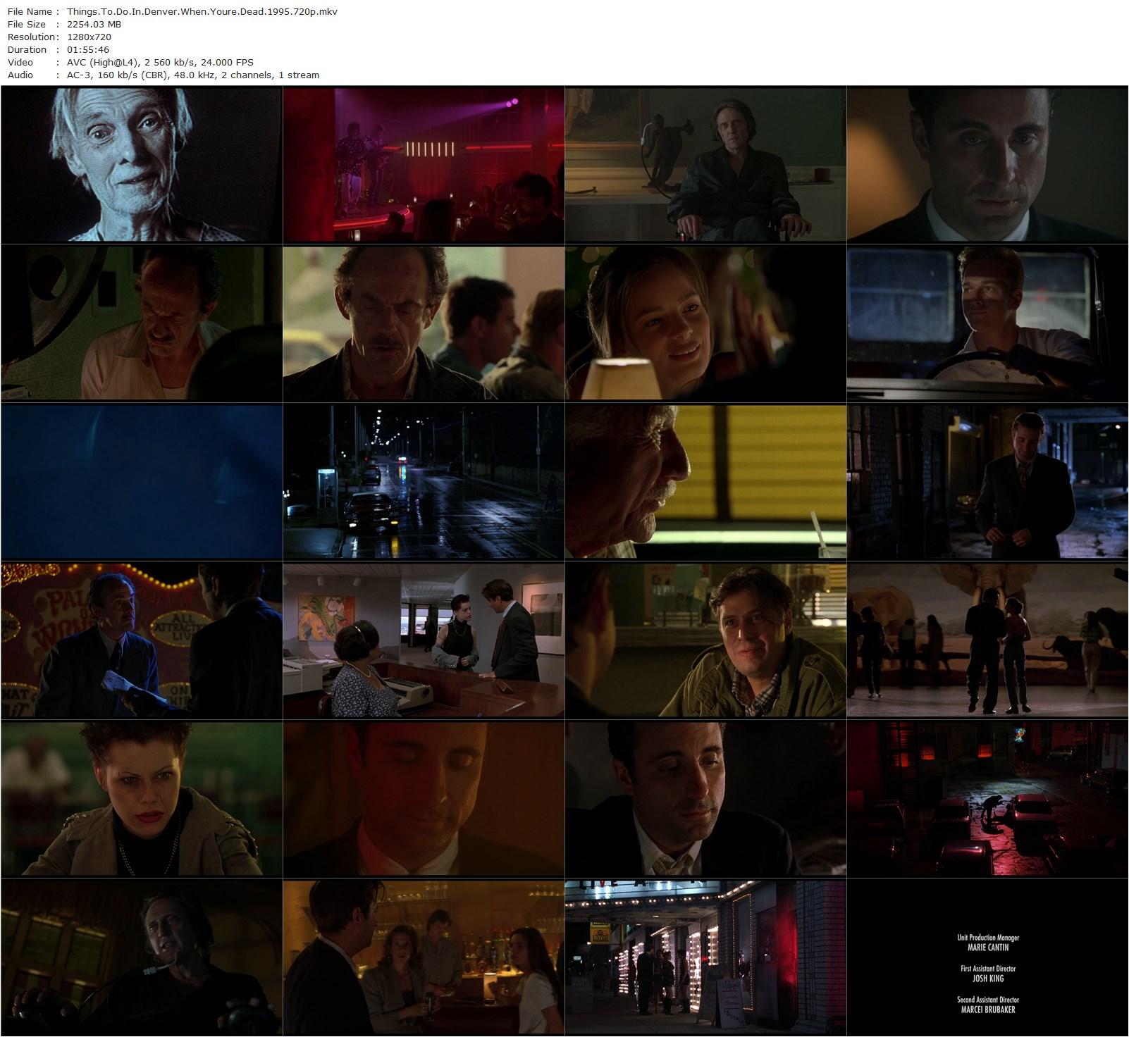 Things To Do In Denver When Youre Dead (1995) Gary Fleder, Andy Garcia, Christopher Walken, Christopher Lloyd-poster