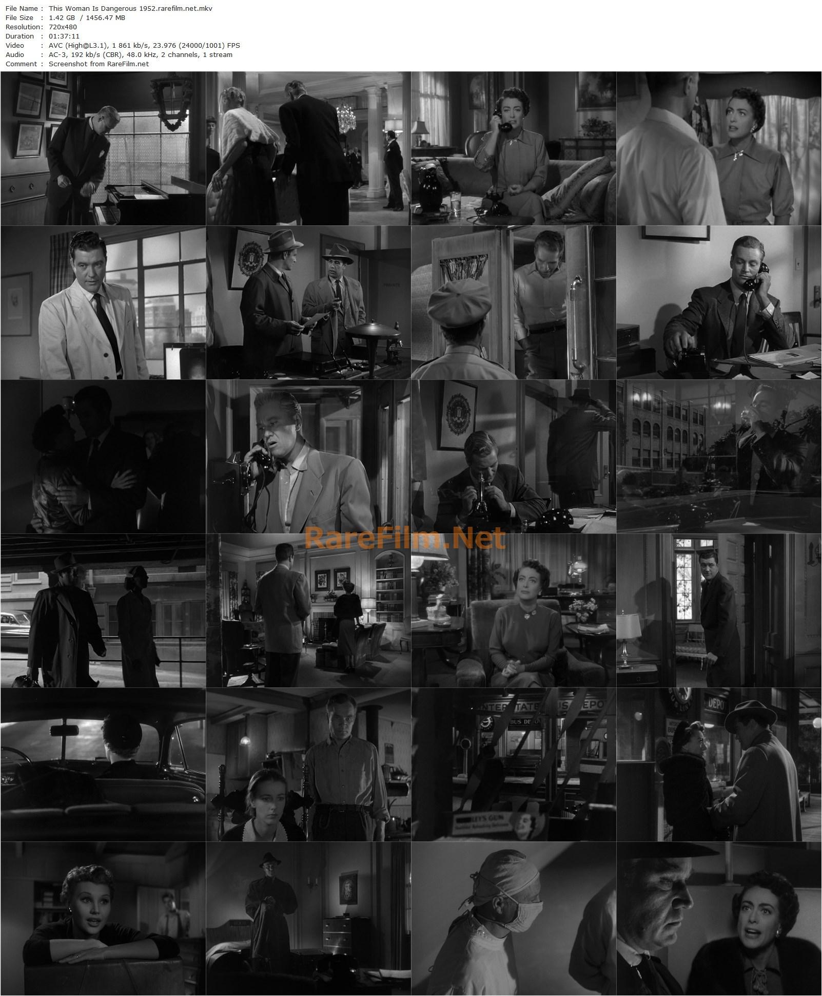 This Woman Is Dangerous (1952) Felix E. Feist, Joan Crawford, Dennis Morgan, David Brian-poster