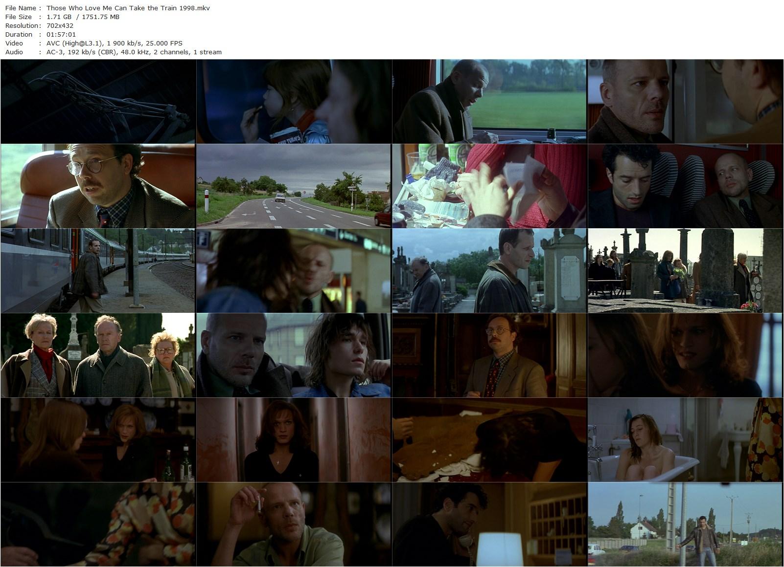 Those Who Love Me Can Take the Train (1998) Patrice Chéreau, Pascal Greggory, Valeria Bruni Tedeschi, Charles Berling-poster