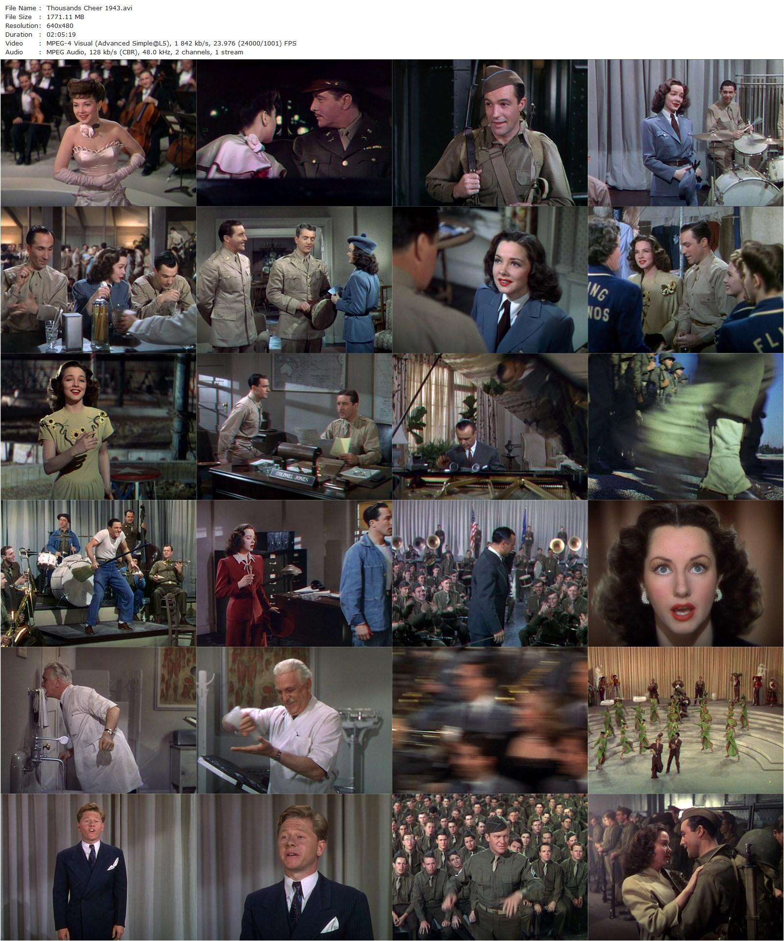 Thousands Cheer (1943) George Sidney, Kathryn Grayson, Gene Kelly, Mary Astor-poster