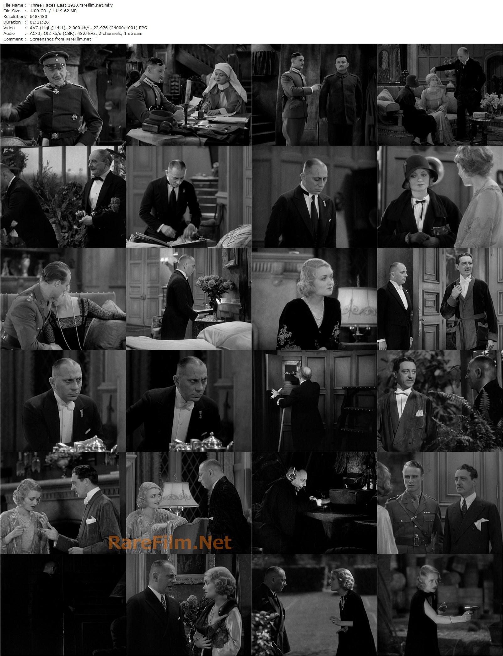 Three Faces East (1930) Roy Del Ruth, Constance Bennett, Erich von Stroheim, Anthony Bushell-poster