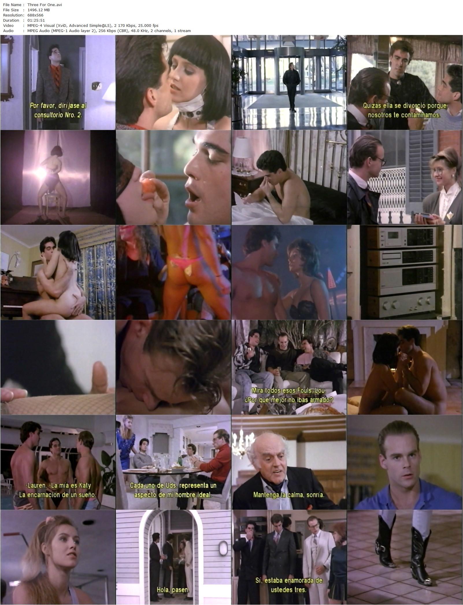 Three for One (1990) Bruno Mattei, Martina Castel, Robert LaBrosse, William Outlaw-poster