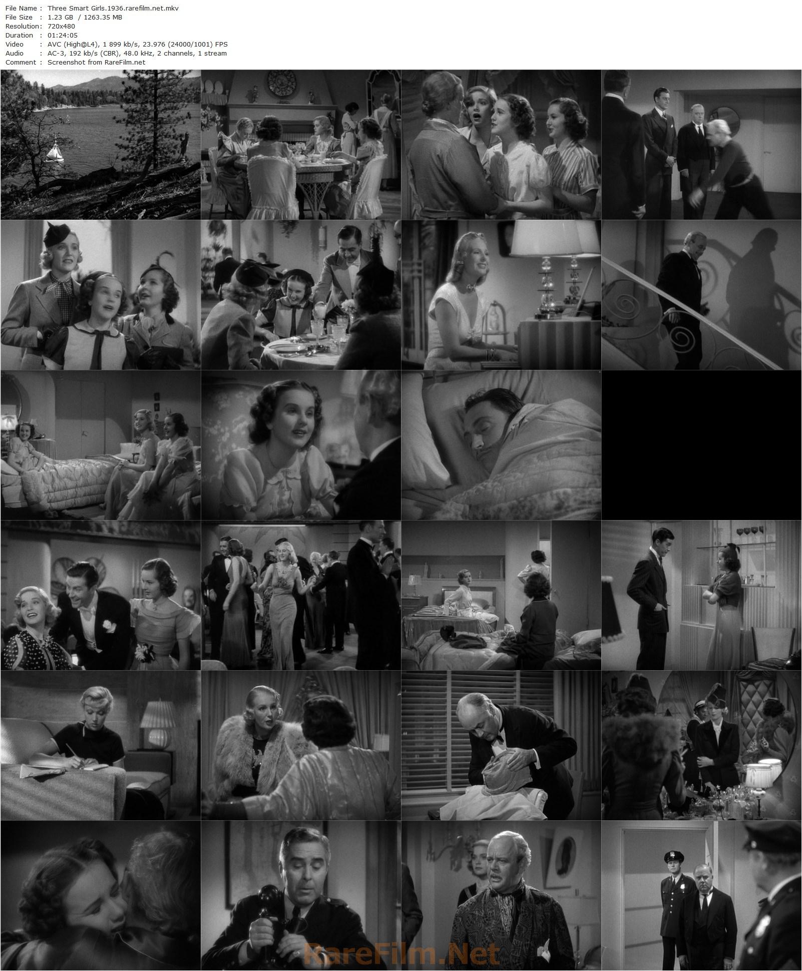 Three Smart Girls (1936) Henry Koster, Binnie Barnes, Charles Winninger, Alice Brady-poster