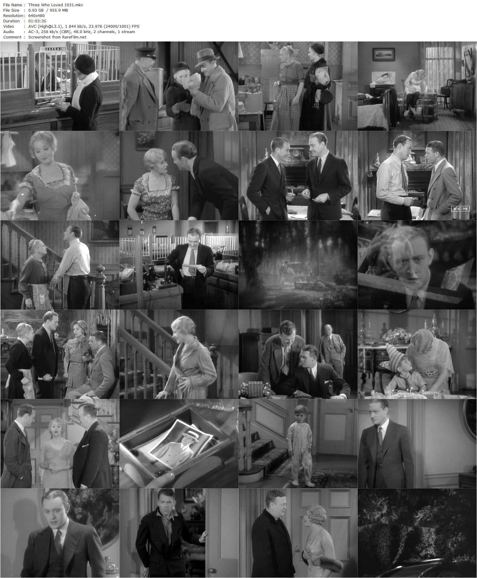 Three Who Loved (1931) George Archainbaud, Betty Compson, Conrad Nagel, Robert Ames-poster