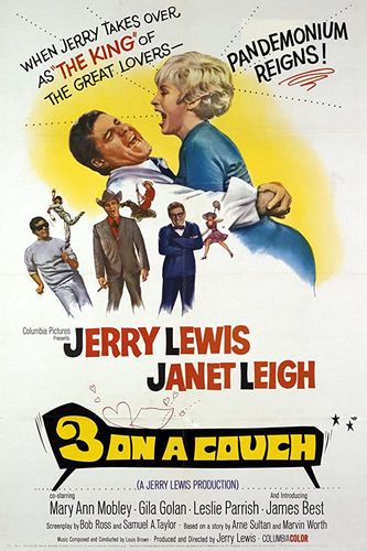 Three on a Couch (1966) Jerry Lewis, Janet Leigh, Mary Ann Mobley