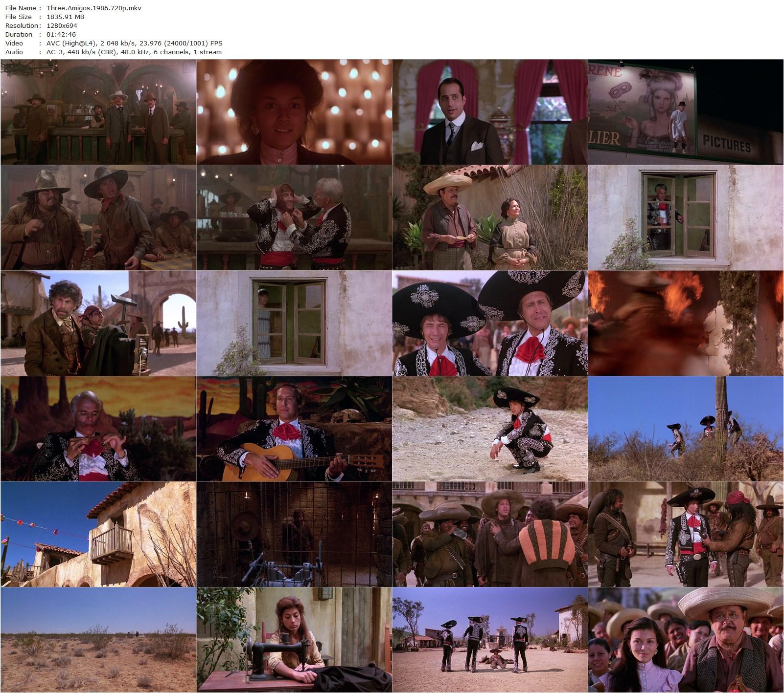 Three Amigos! (1986) John Landis, Steve Martin, Chevy Chase, Martin Short-poster